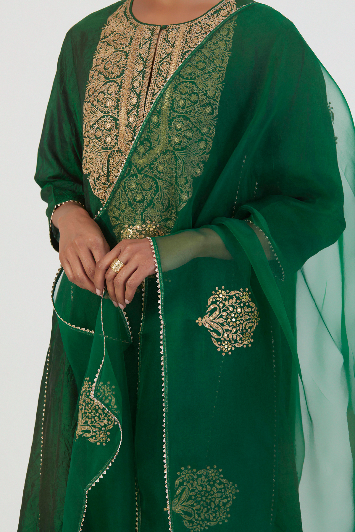 Green Deepa Dupatta