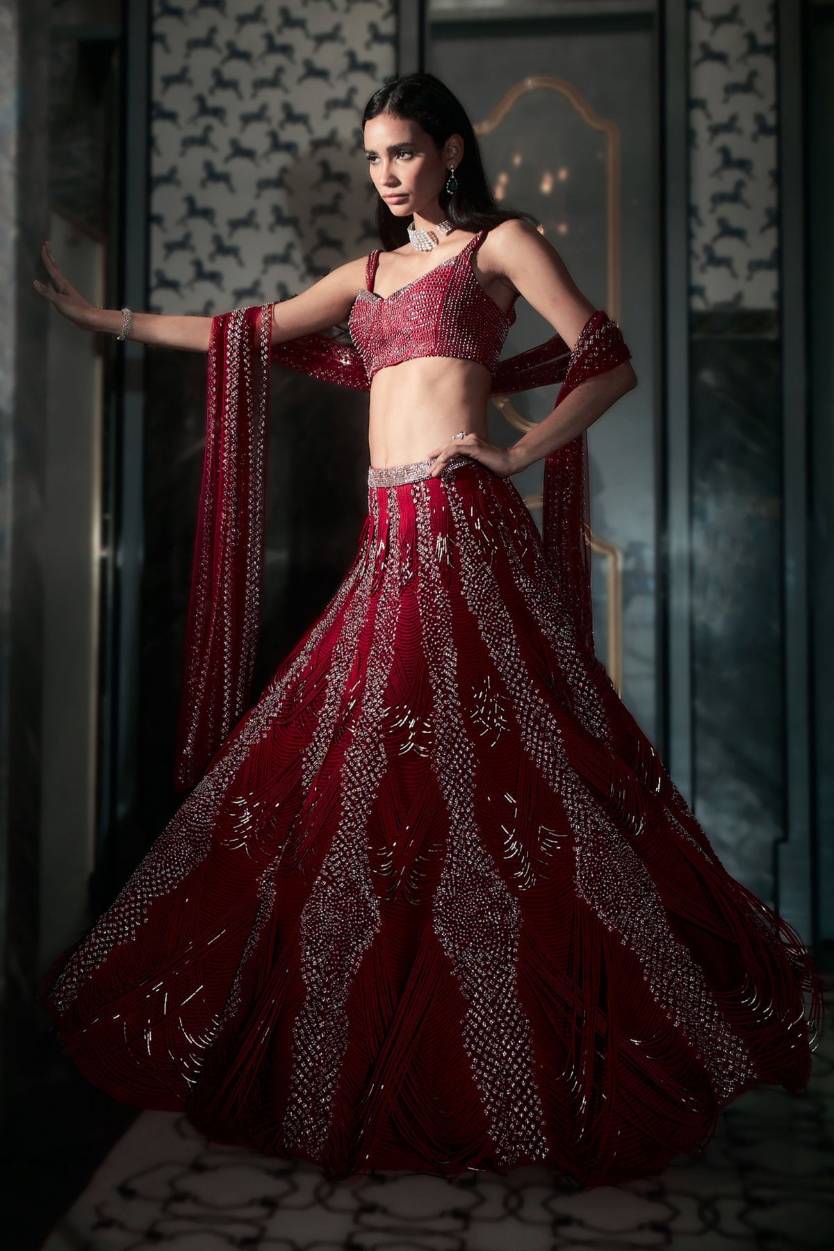 Euclid Lehenga Set