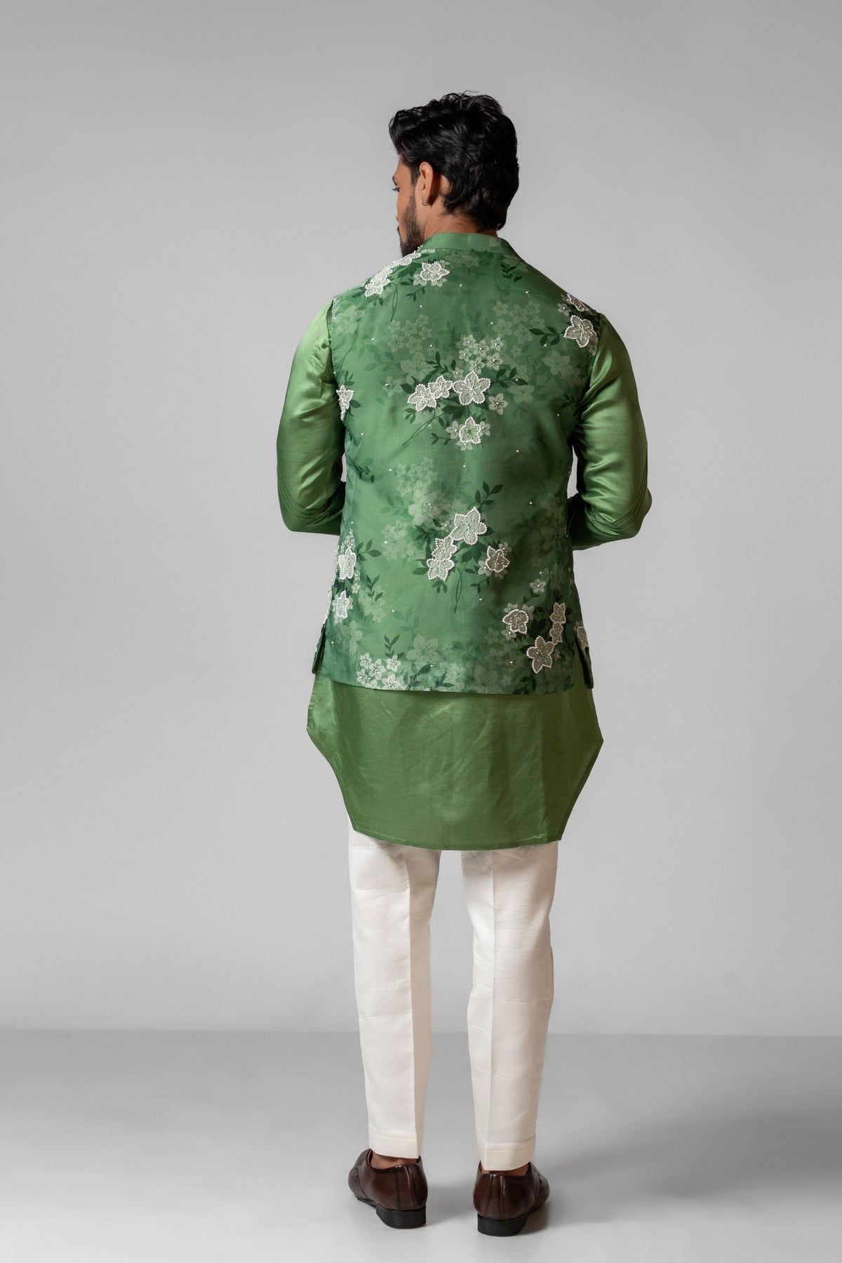 Floral Sage Kurta Set