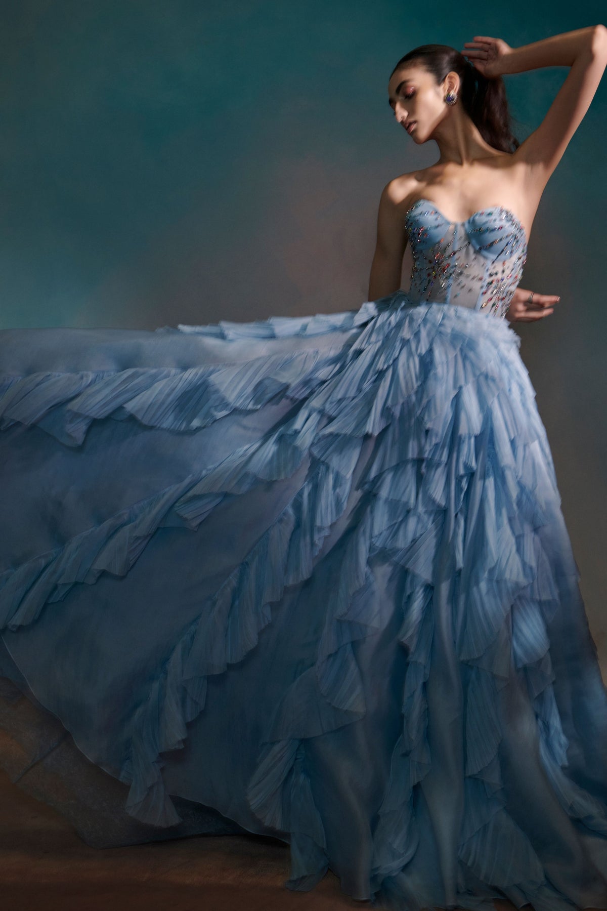 Sky Blue Gown