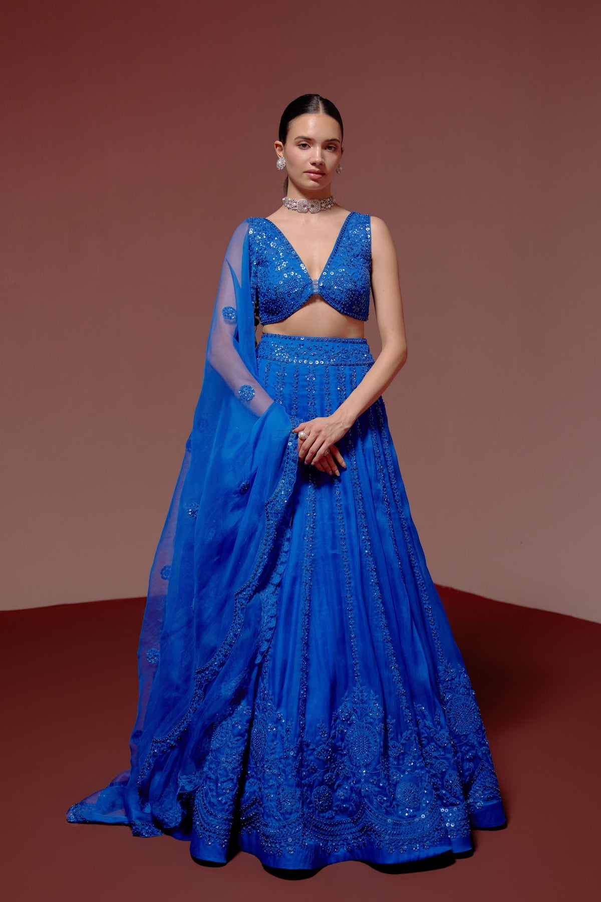 Blue Lehenga