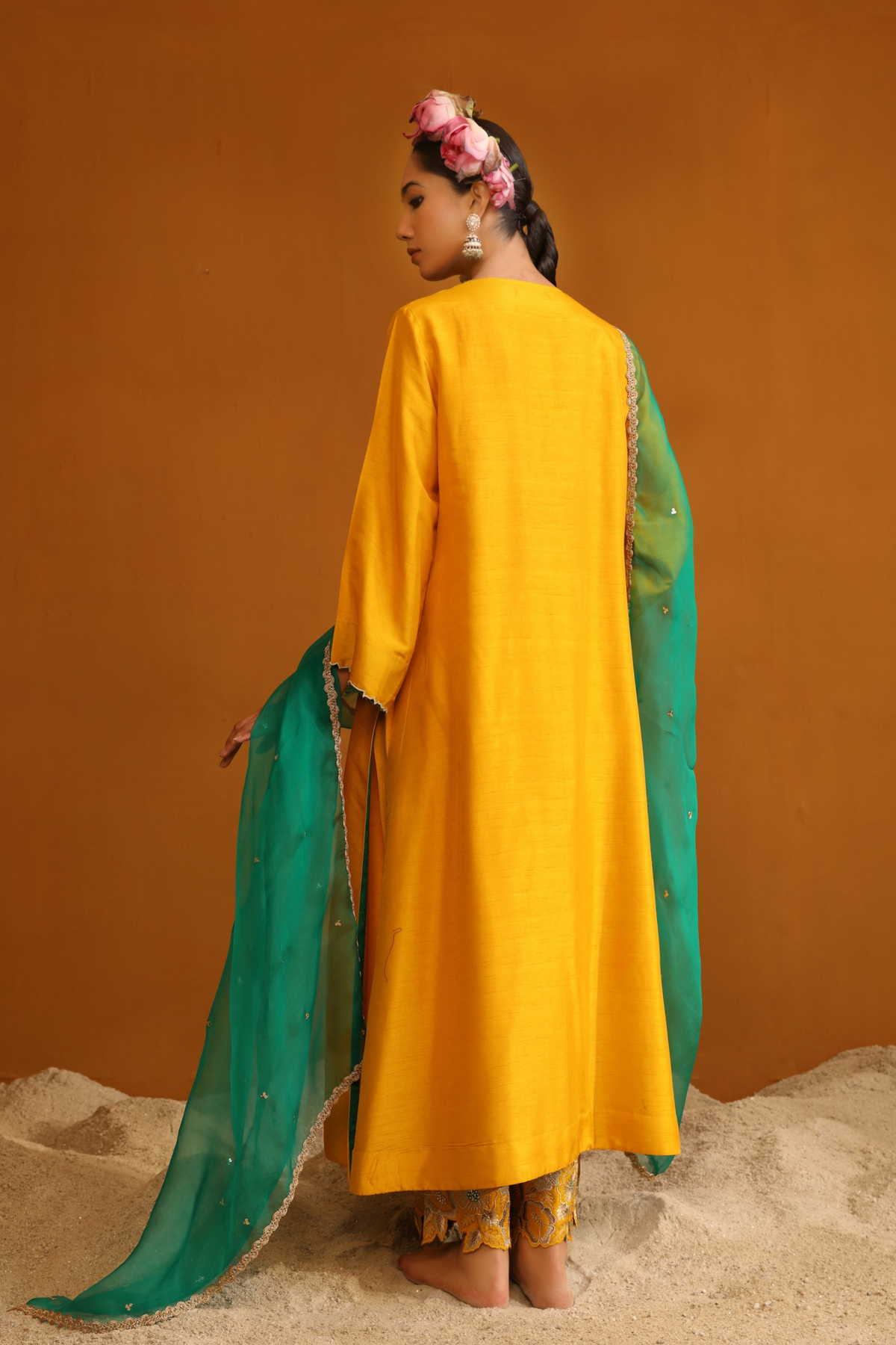 Naaz Mustard Yellow Kurta Set