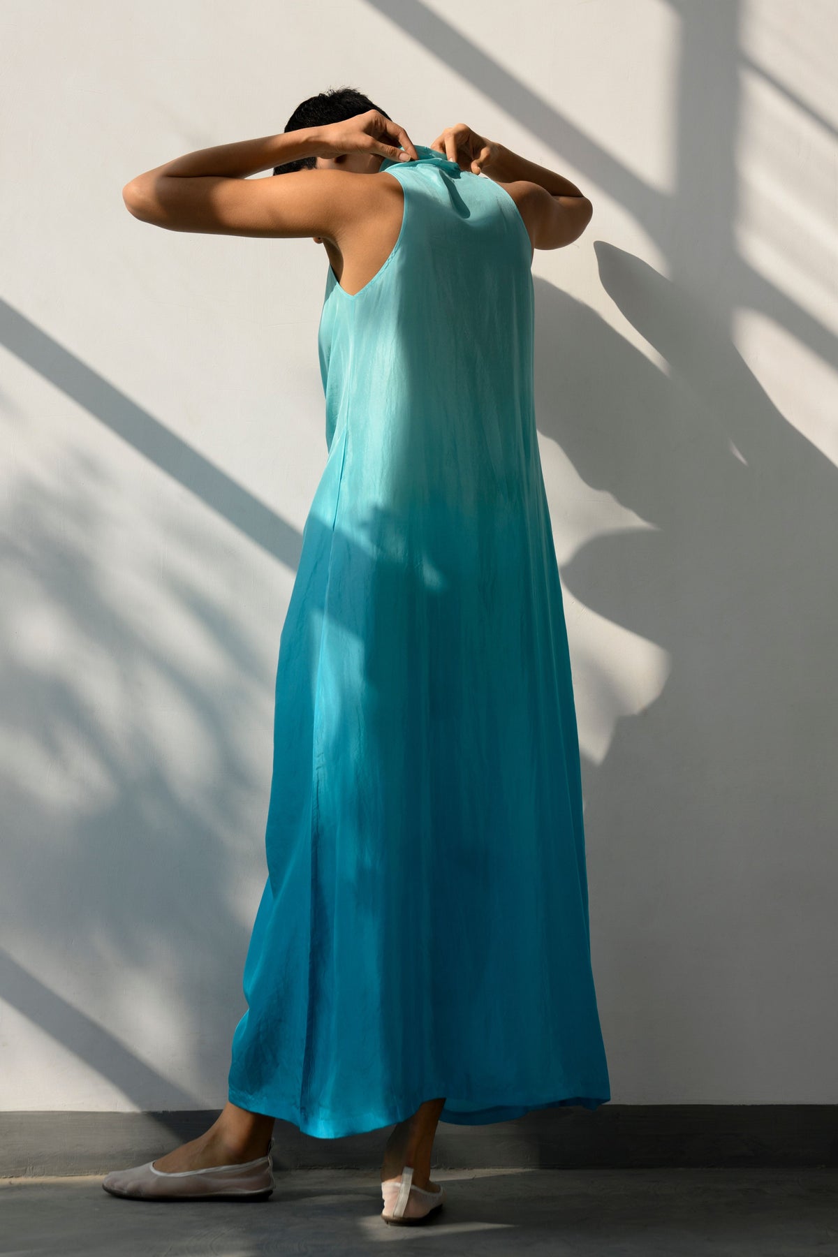 Solana Ombre Knotted Dress