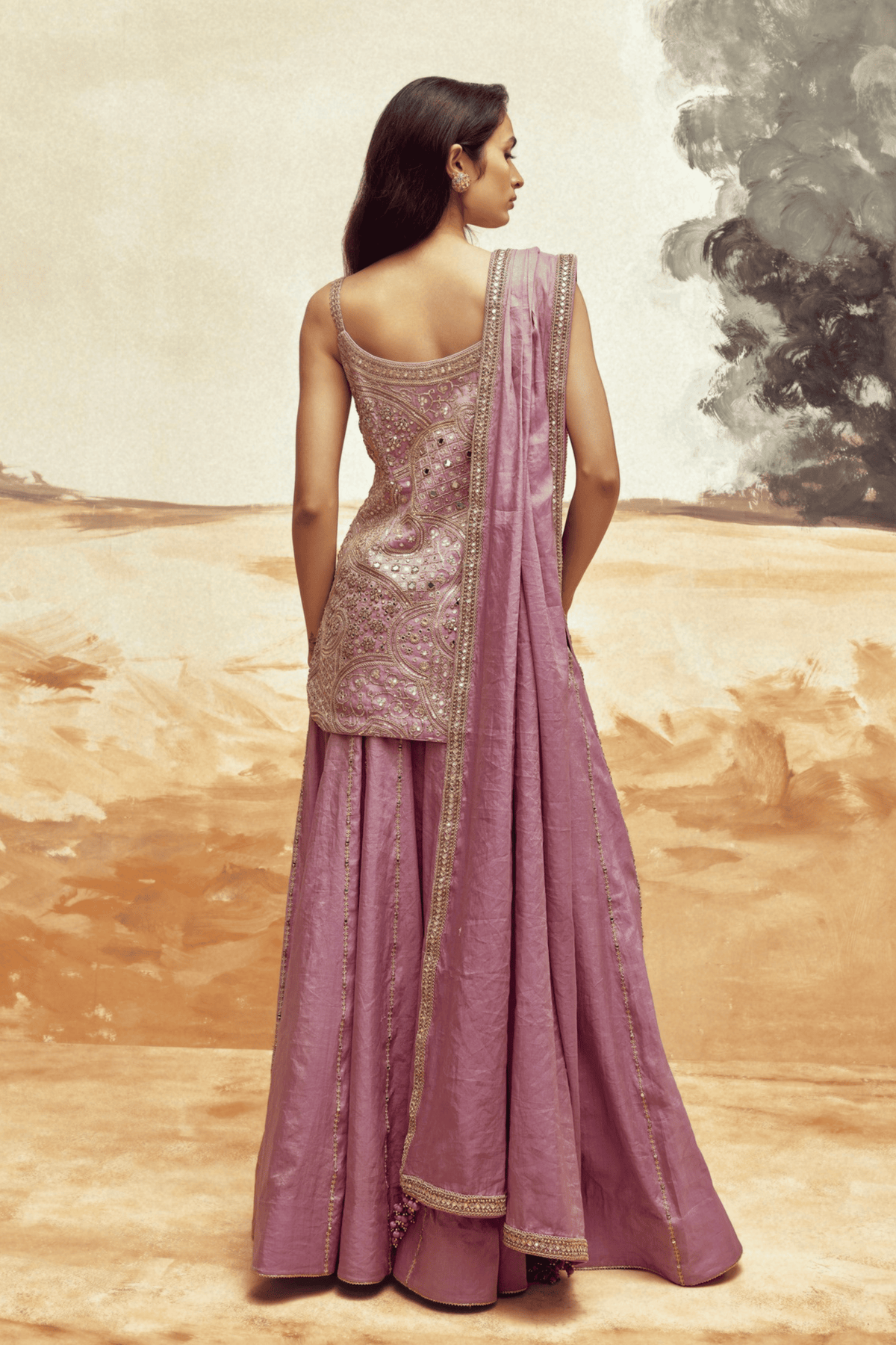 Lilac Sharara Set