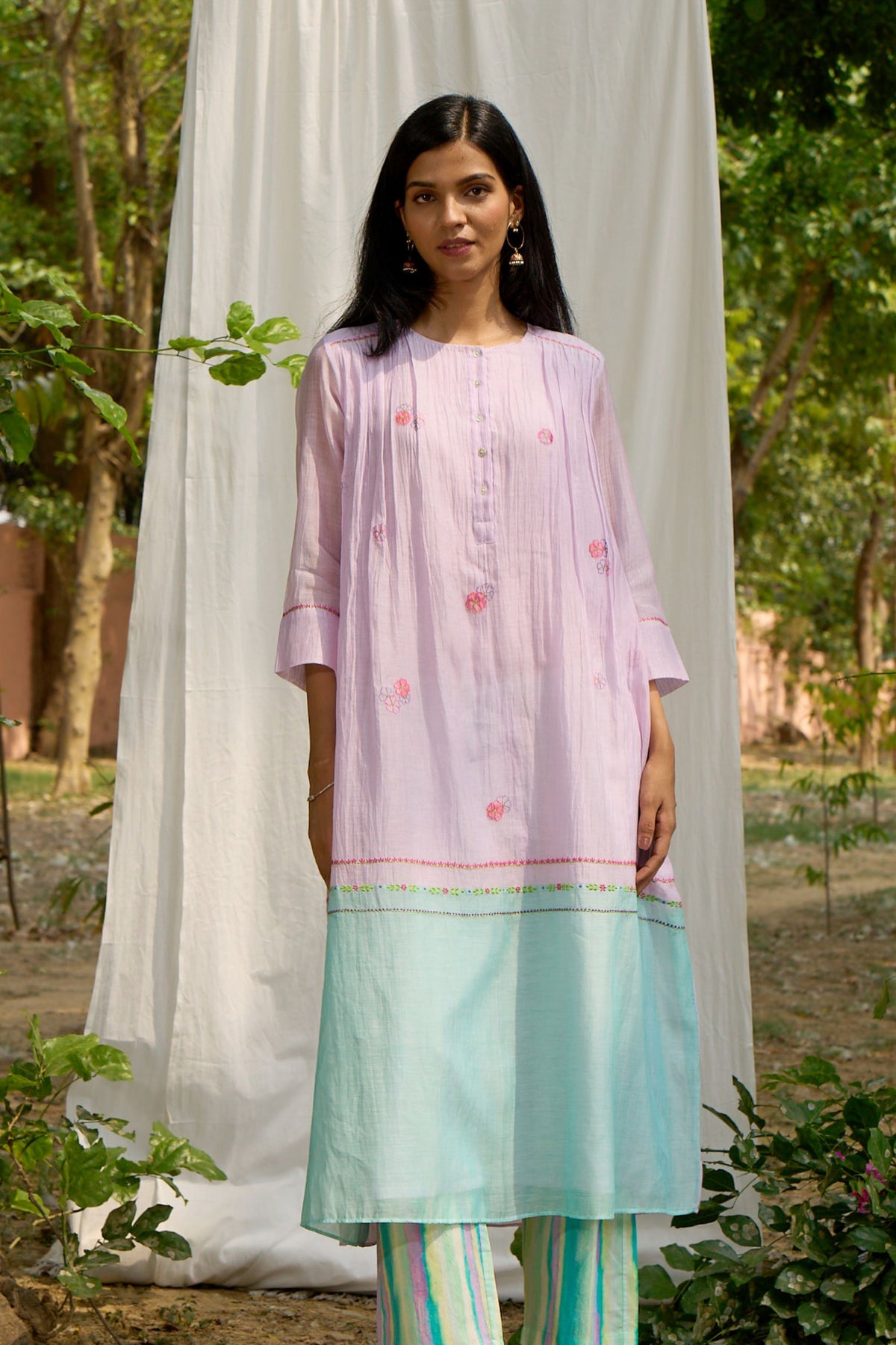 Lilac Kurta Set