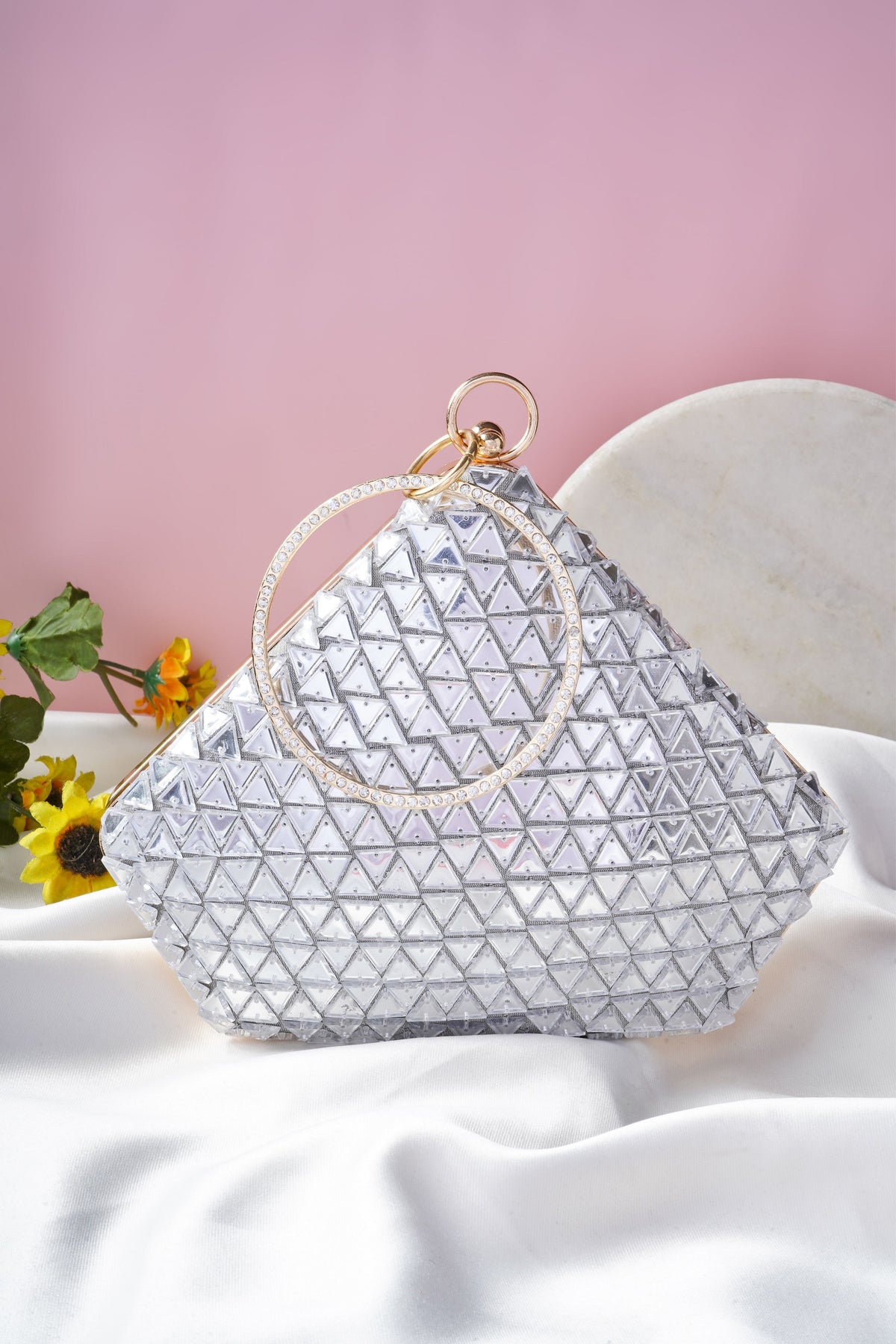 Dazzling Diamond Clutch