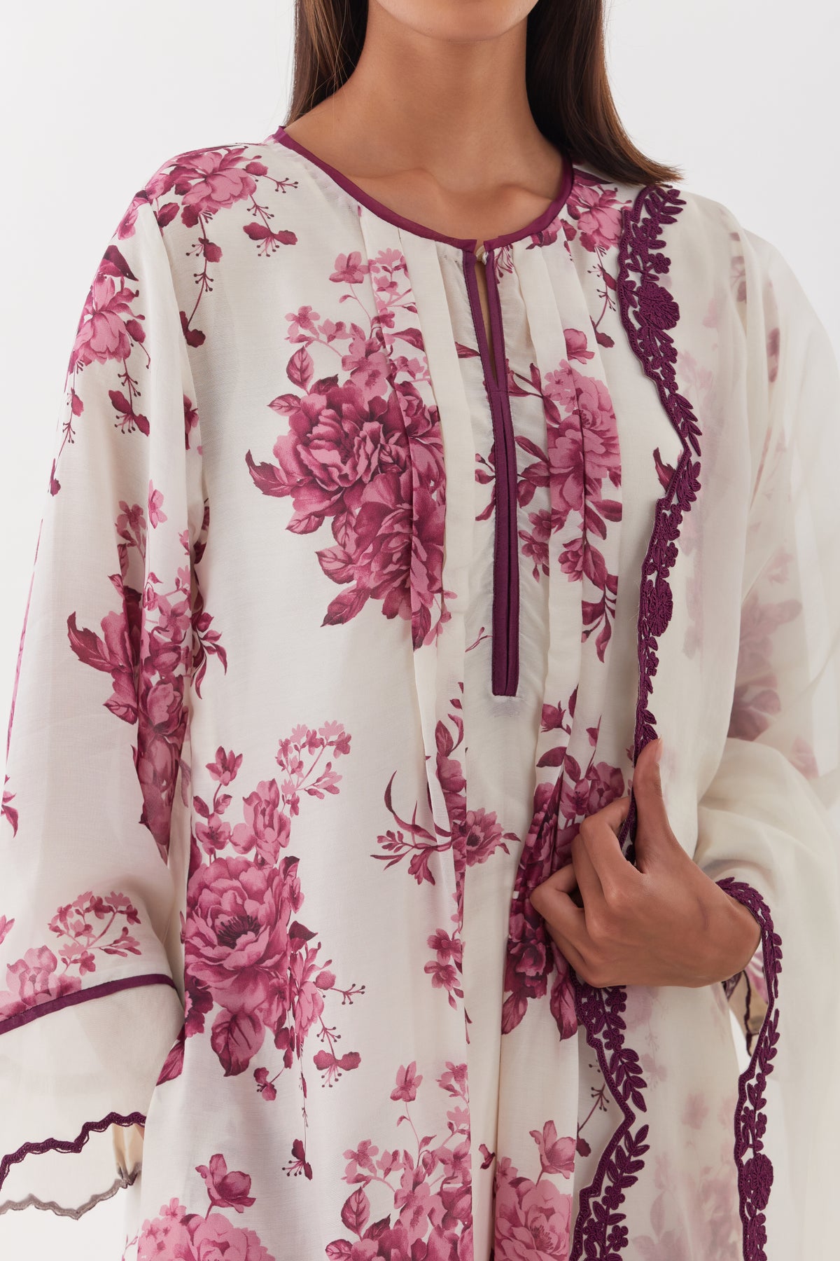 Nishat Ivory Kurta Set