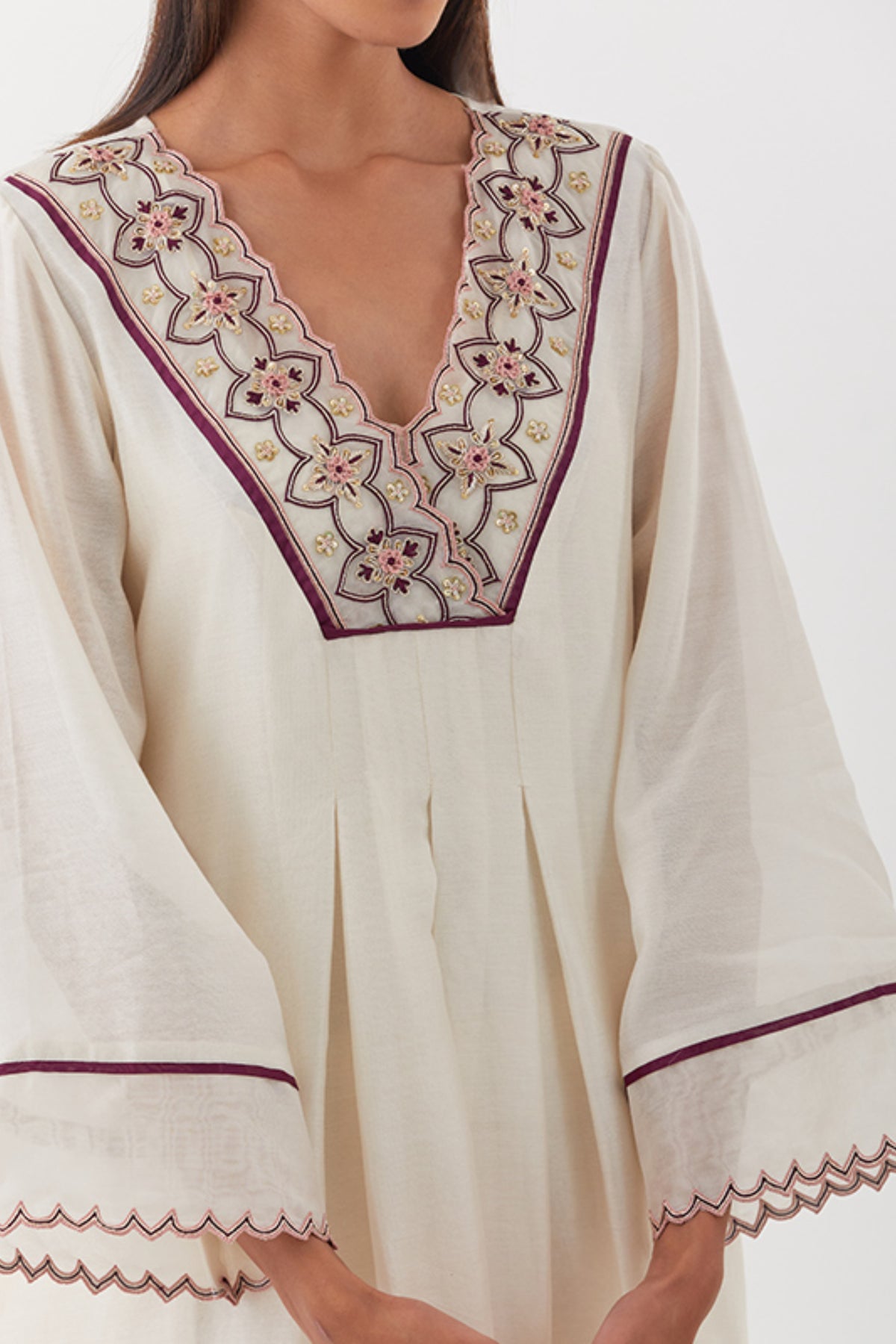 Abha Ivory Kurta Set