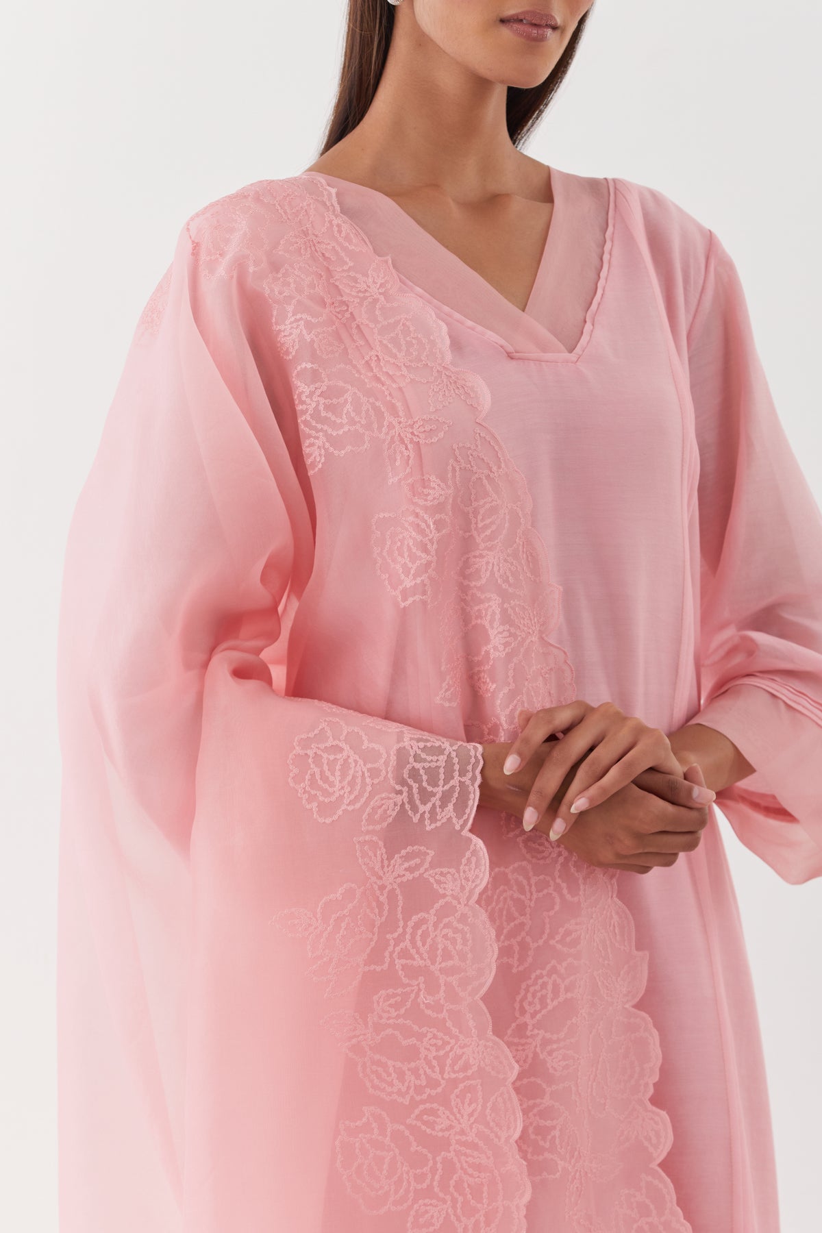 Gulshan Old Rose Kurta Set