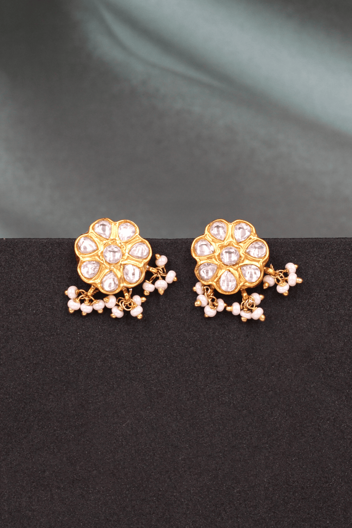 Golden Luxe Kundan Earrings