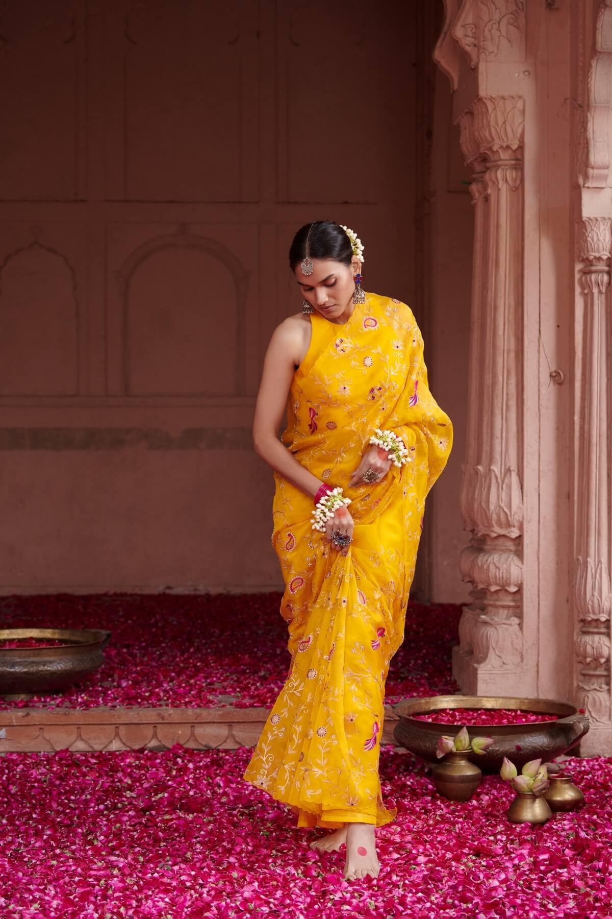 Organza Jaal Saree