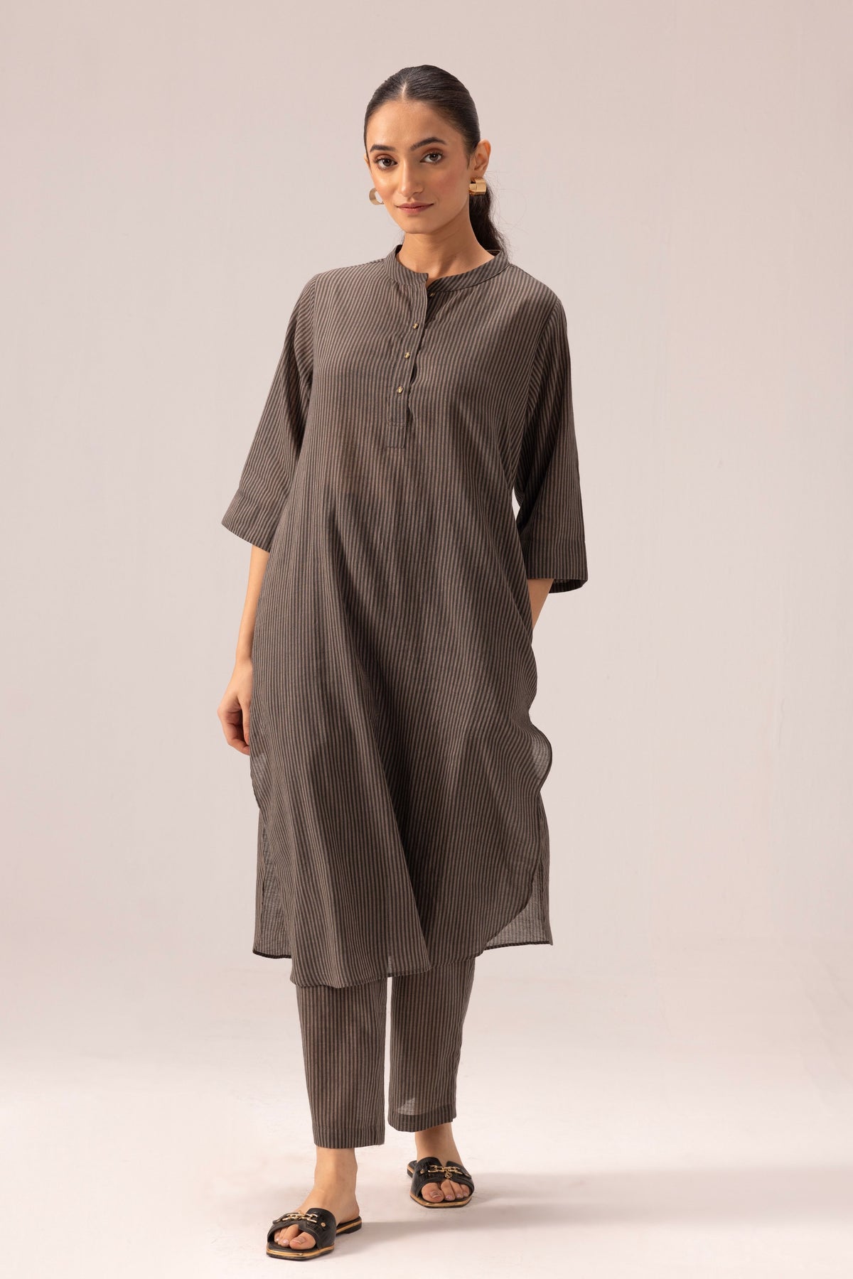 Simran Grey Kurta Set