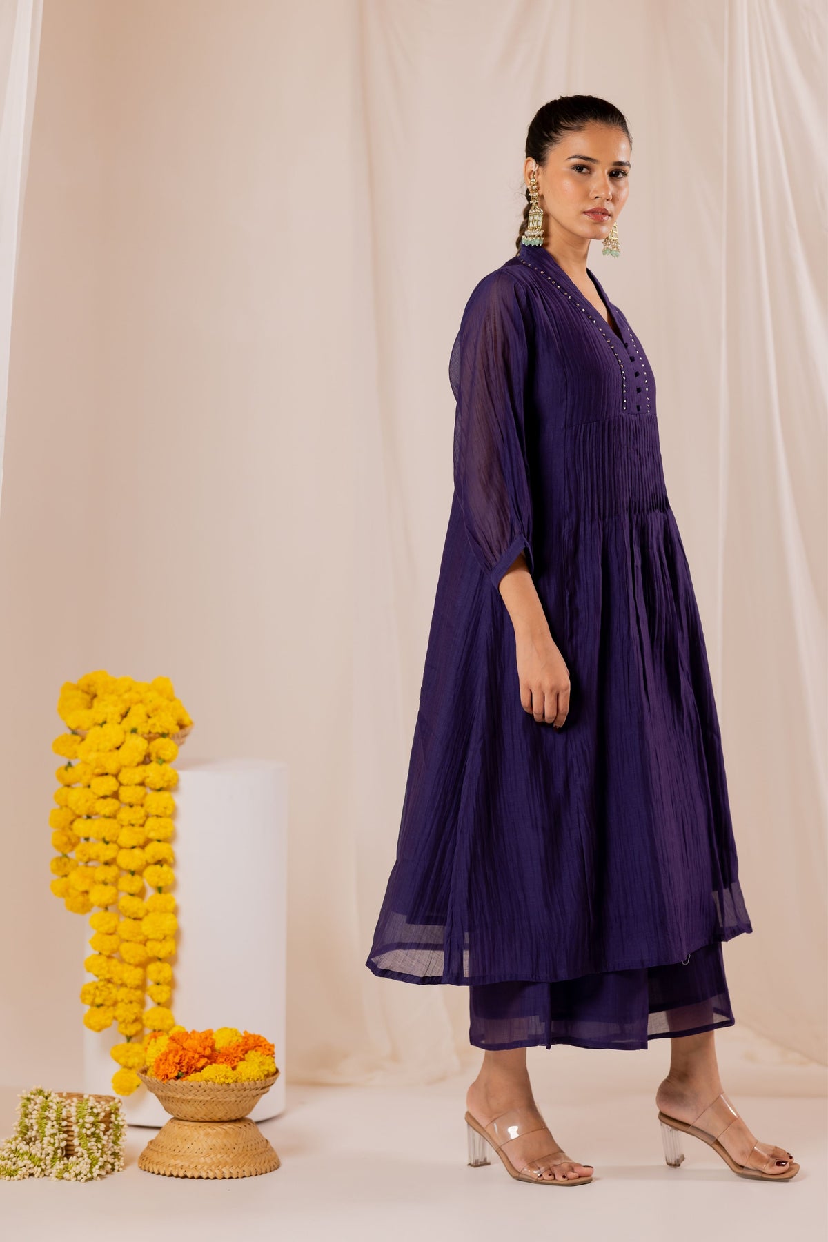 Amnaaya Blue Kurta Set