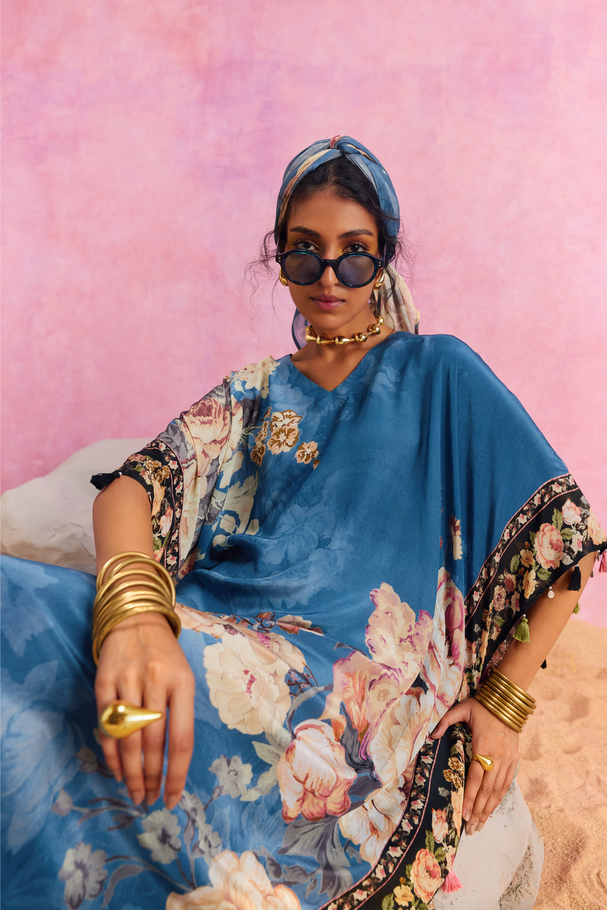 Blue Savana Kaftan