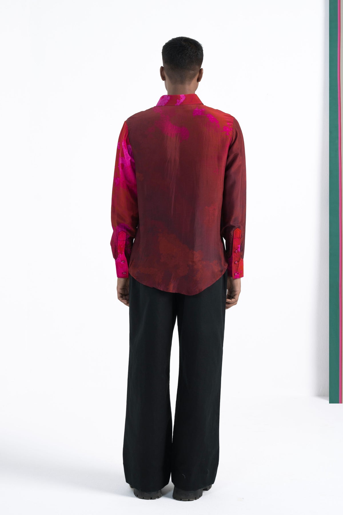 Romeo Wine Silk Shirt