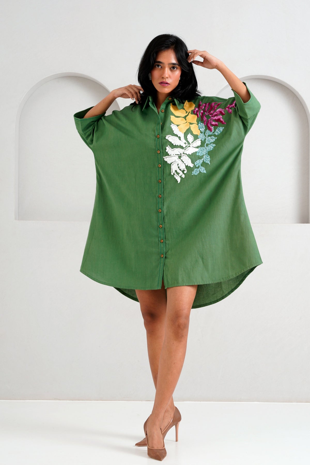 Pine Green Suri Dress