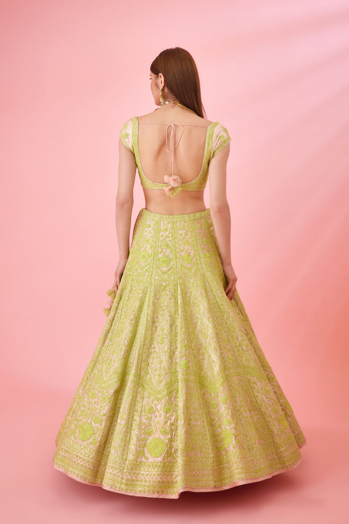 Potpourri pink Lehenga set