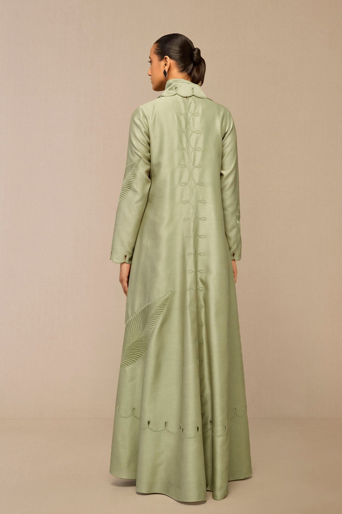 Pista Green Zainat Dress