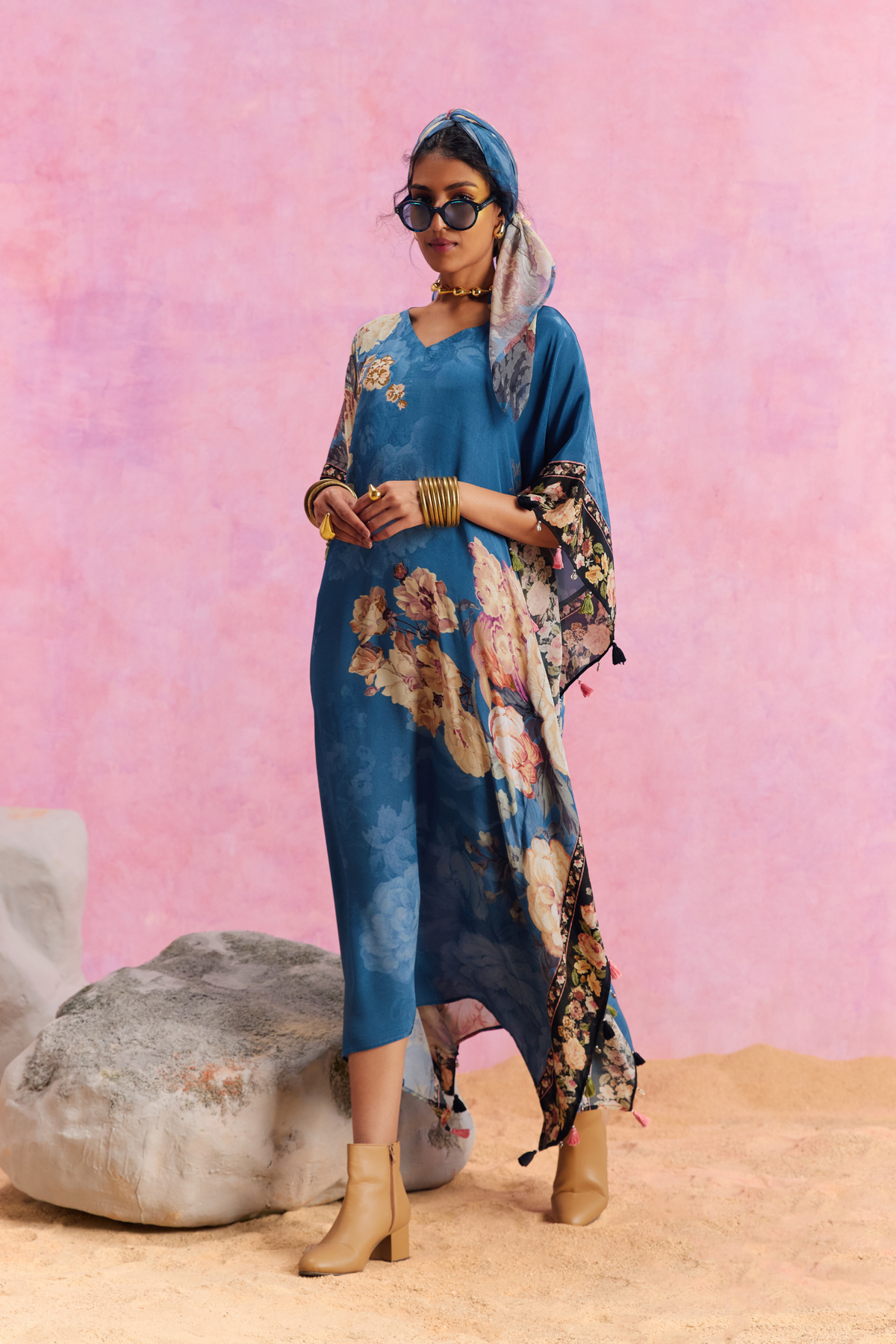 Blue Savana Kaftan