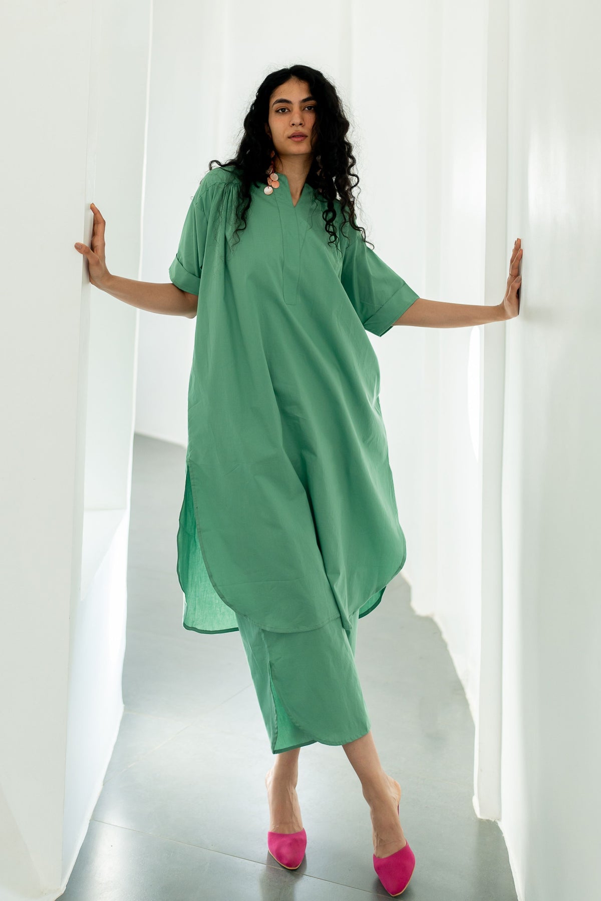 Meadows Green Tunic Set