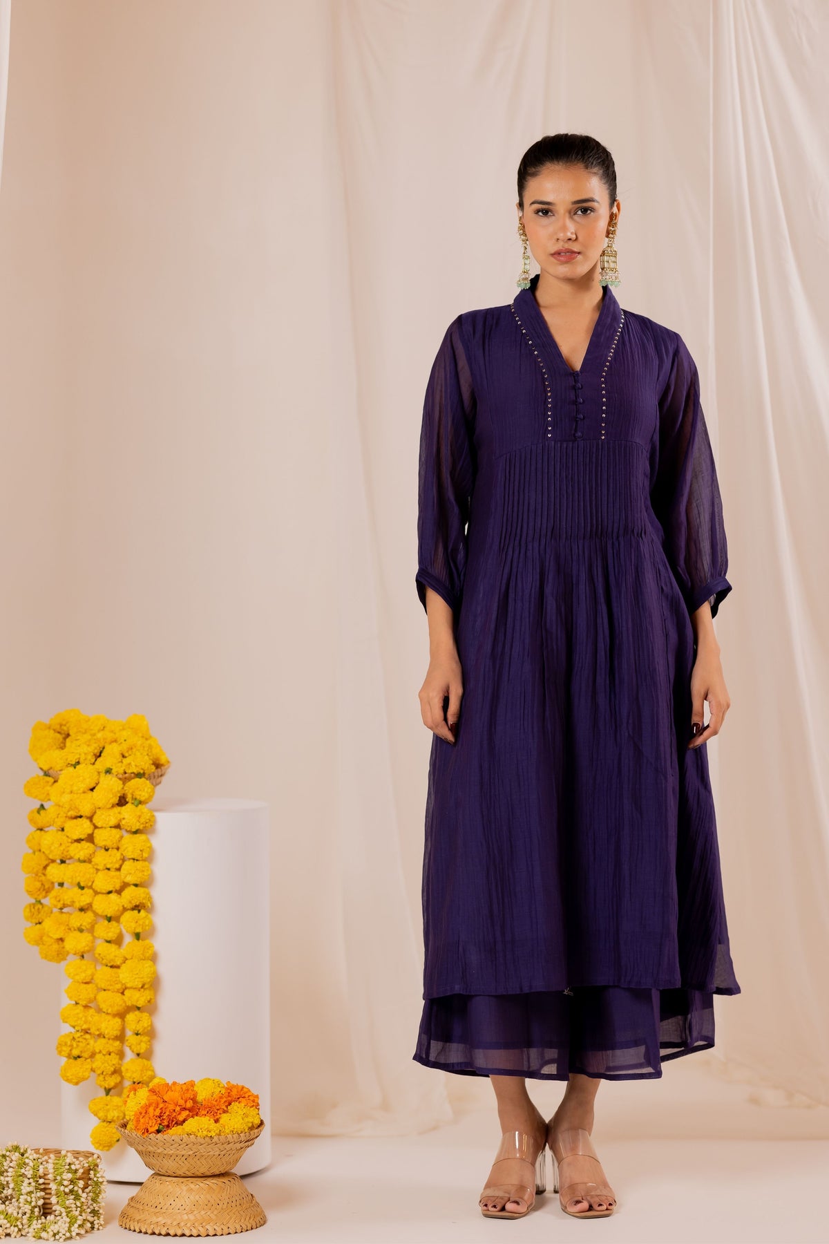 Amnaaya Blue Kurta Set