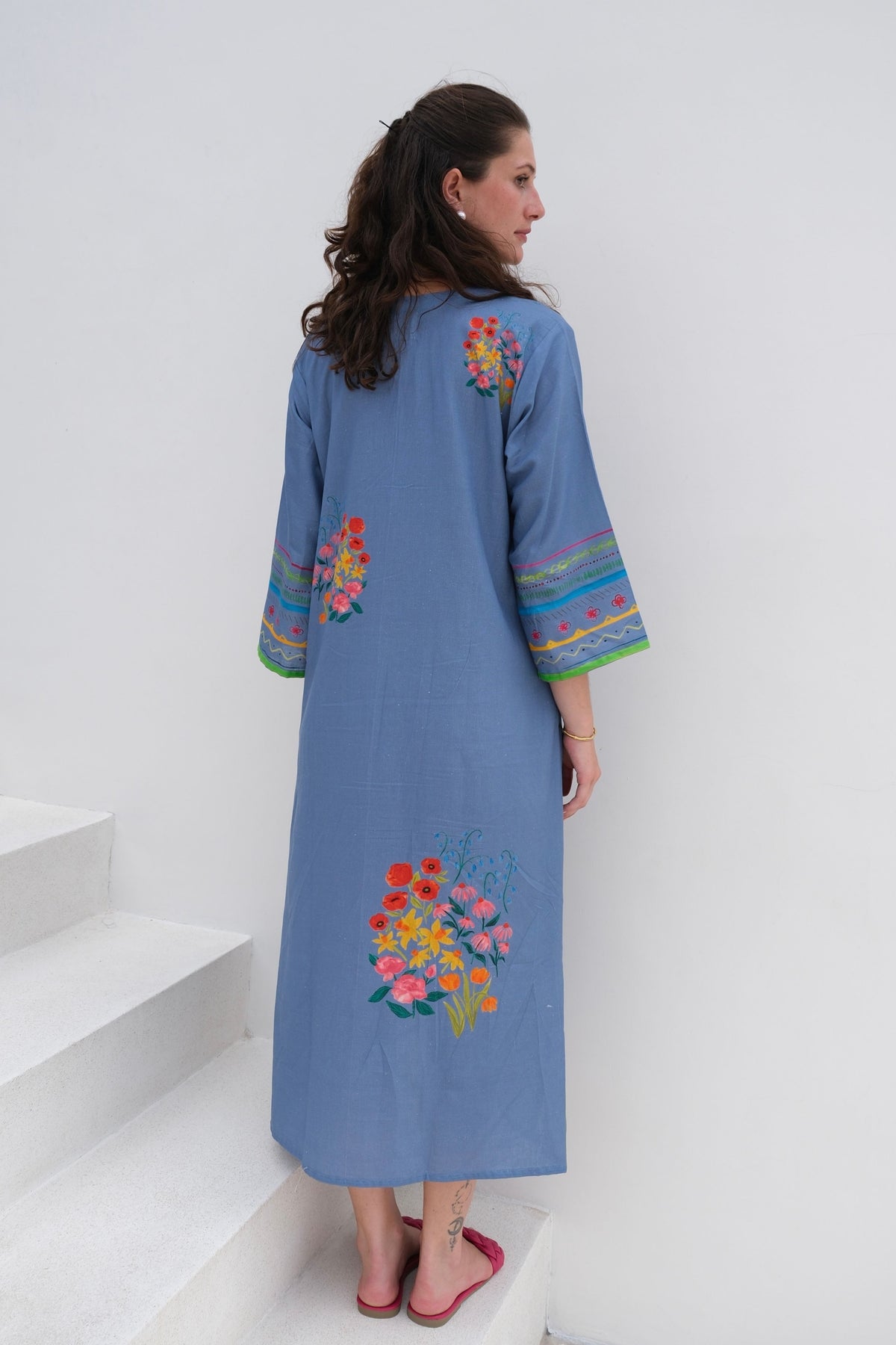 Positano Royal Blue Dress