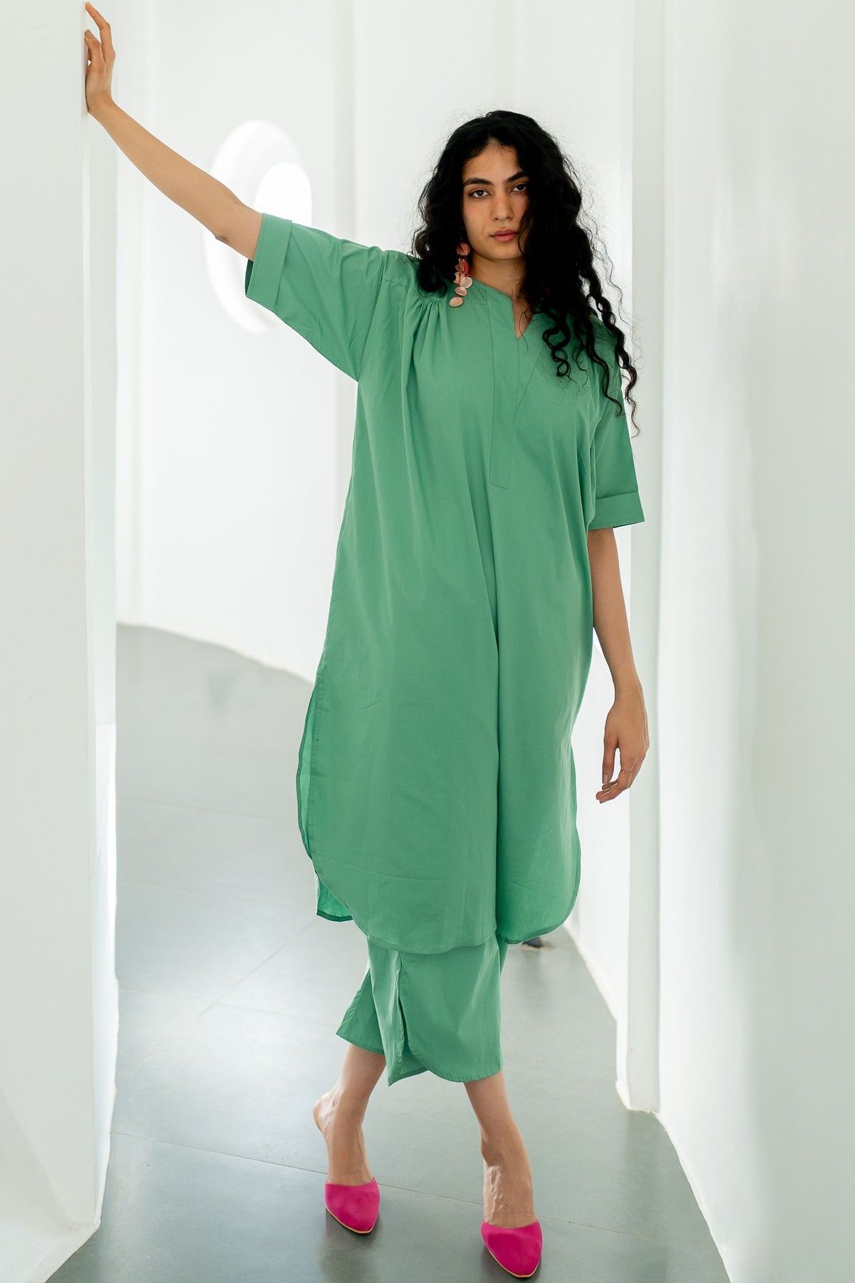 Meadows Green Tunic Set