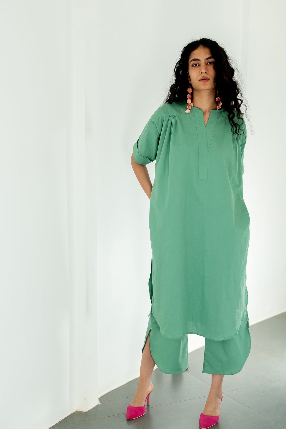 Meadows Green Tunic Set