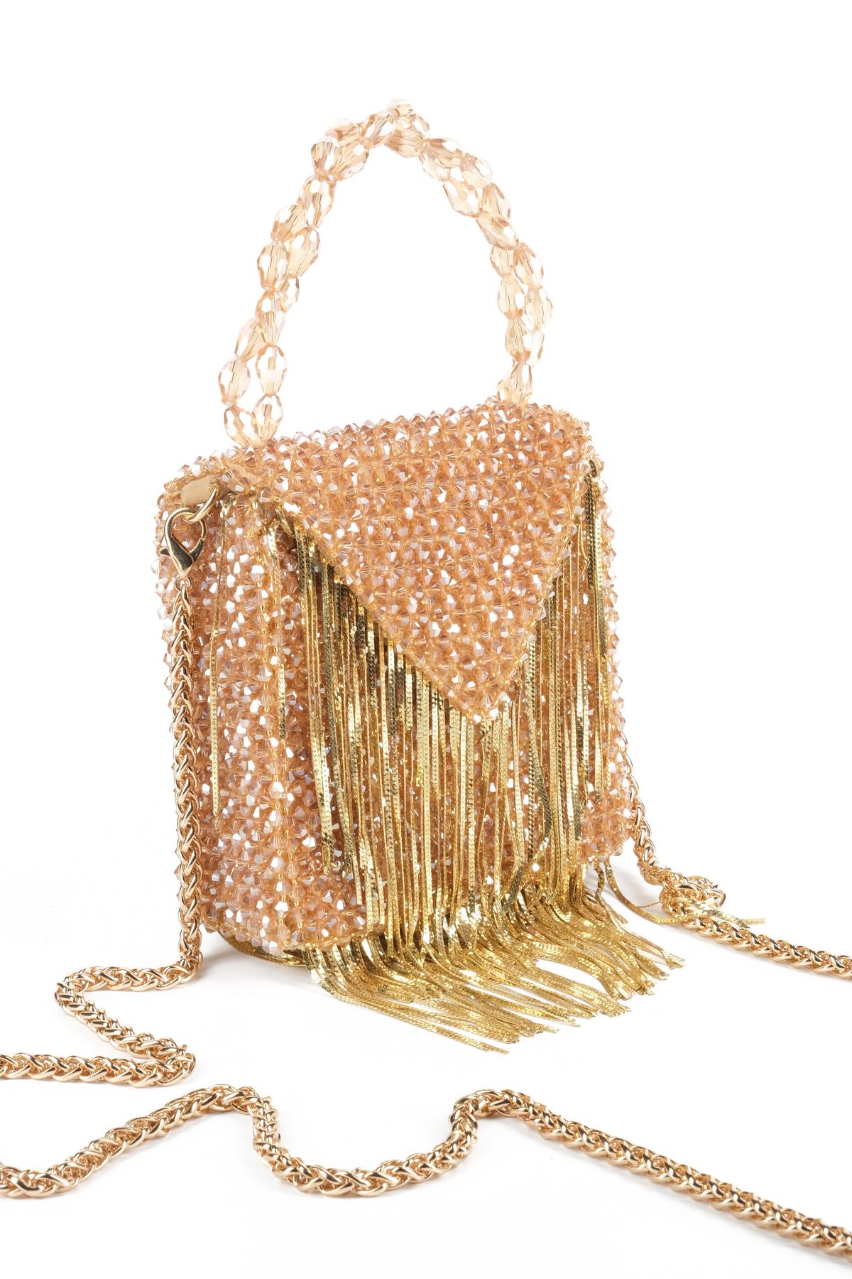 Natali Golden Embellished Mini Bag