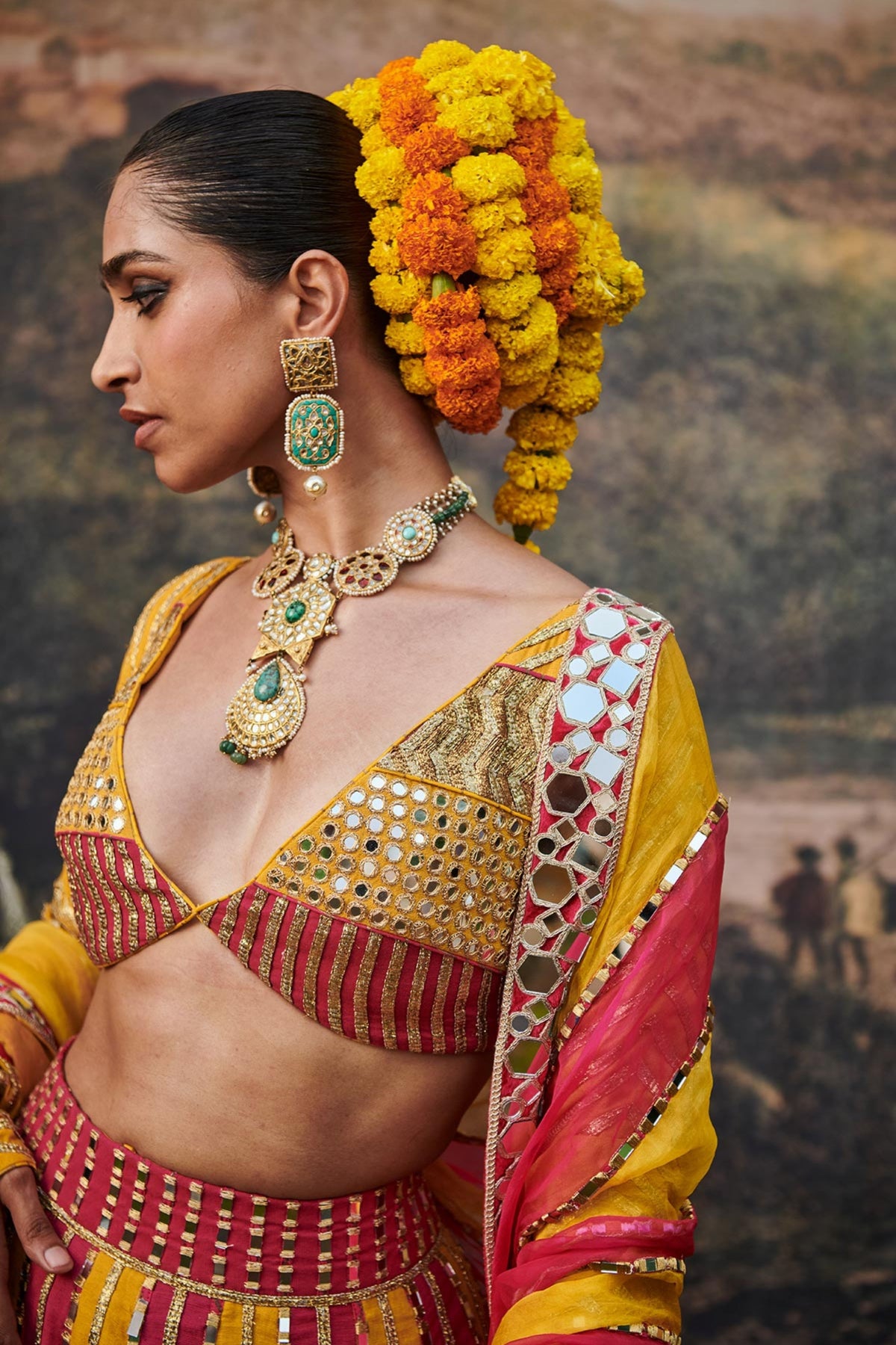 Padma Peet Lehenga Set