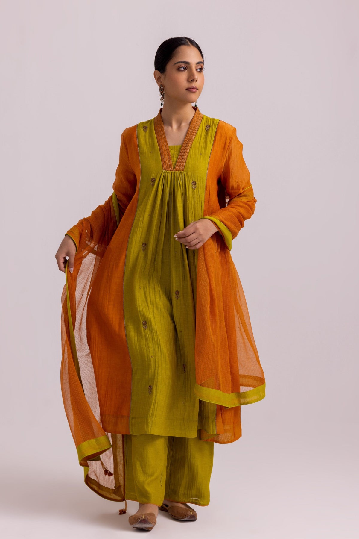 Megha Green Kurta Set