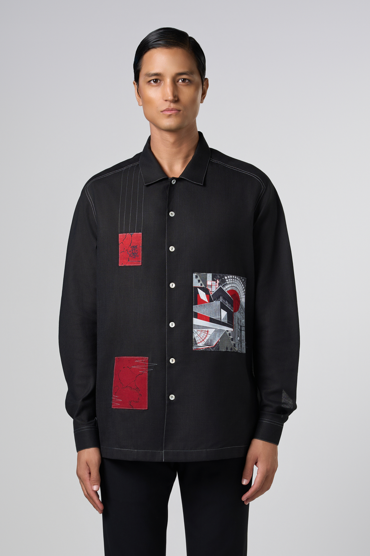 Black Urban Patch Shirt