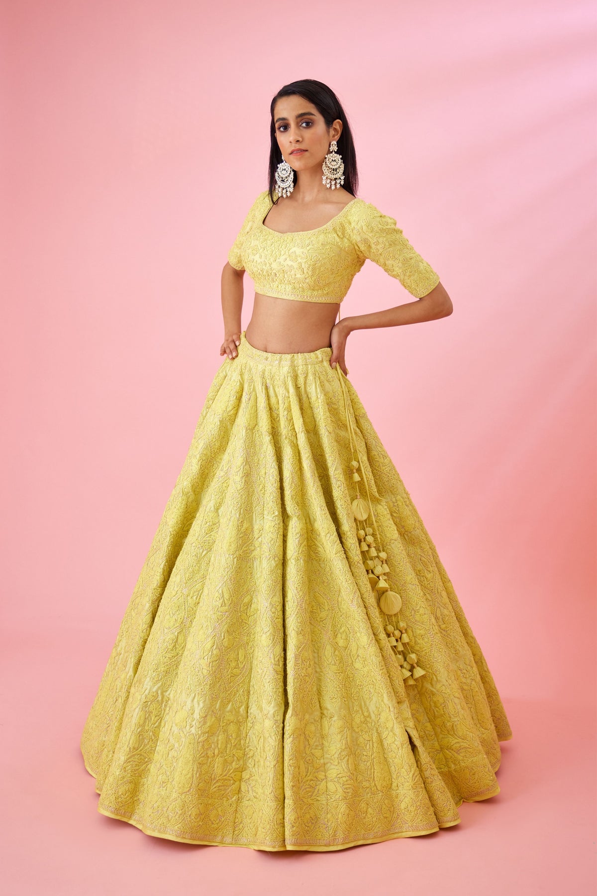 Potpourri pink Lehenga set