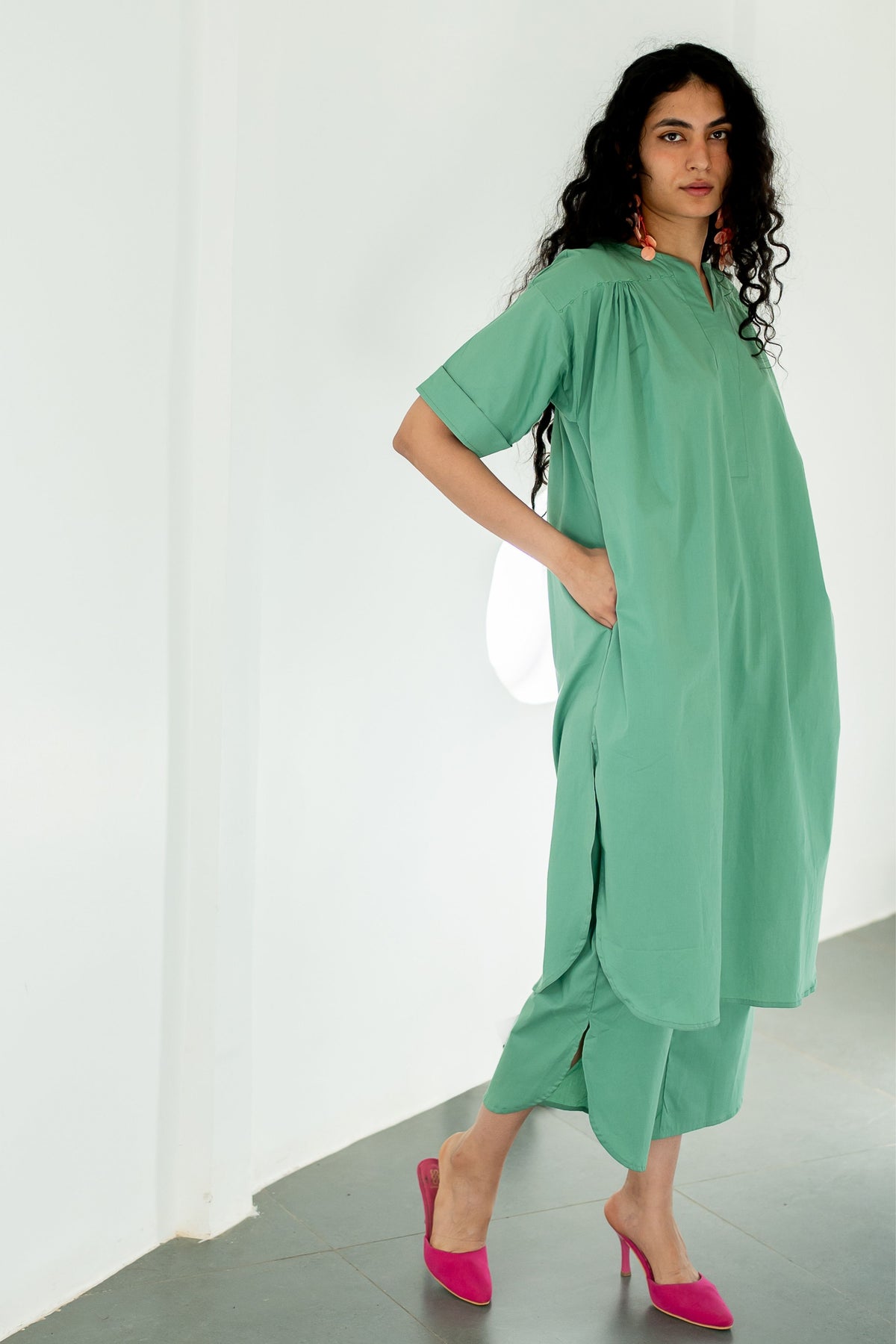 Meadows Green Tunic Set