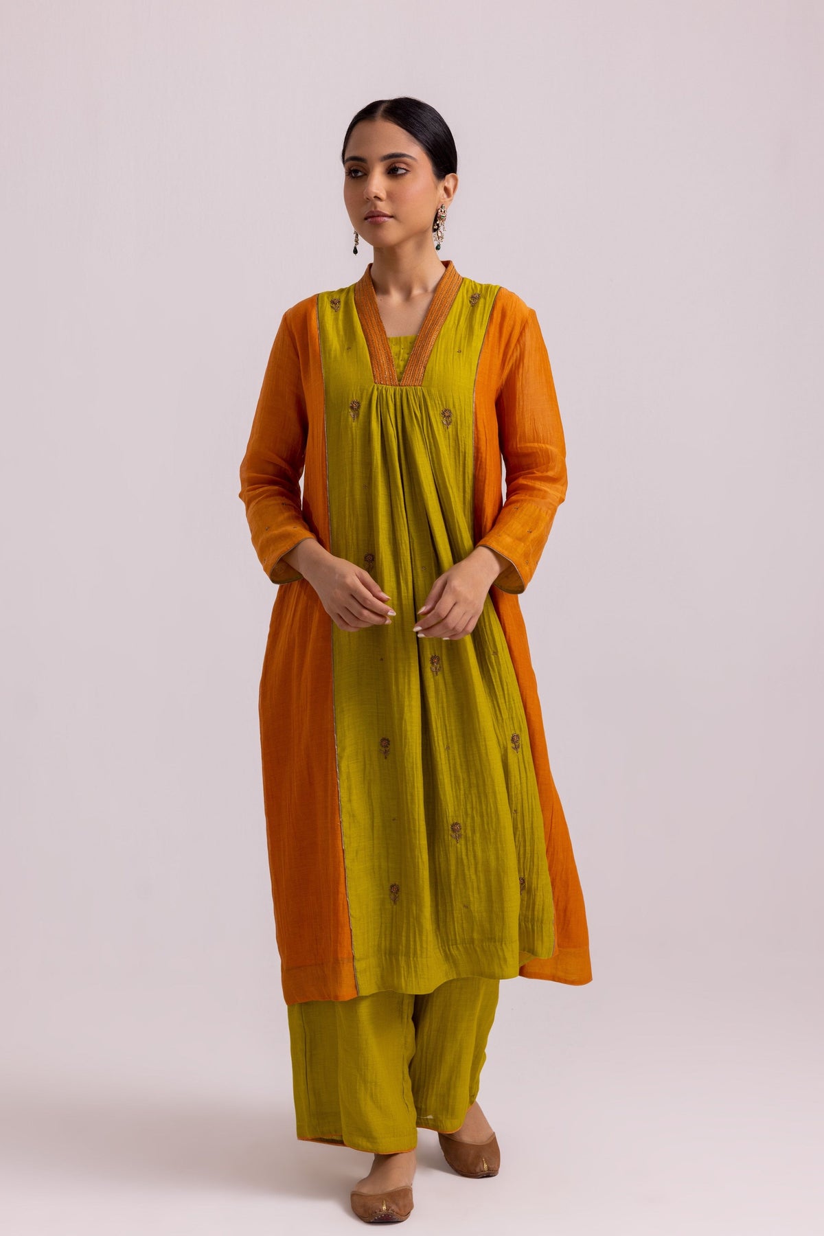 Megha Green Kurta Set