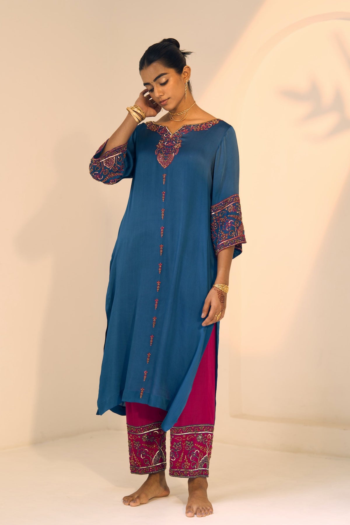 Blue Taara Kurta Set