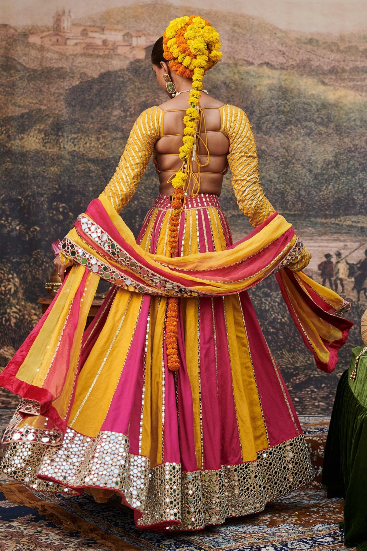 Padma Peet Lehenga Set