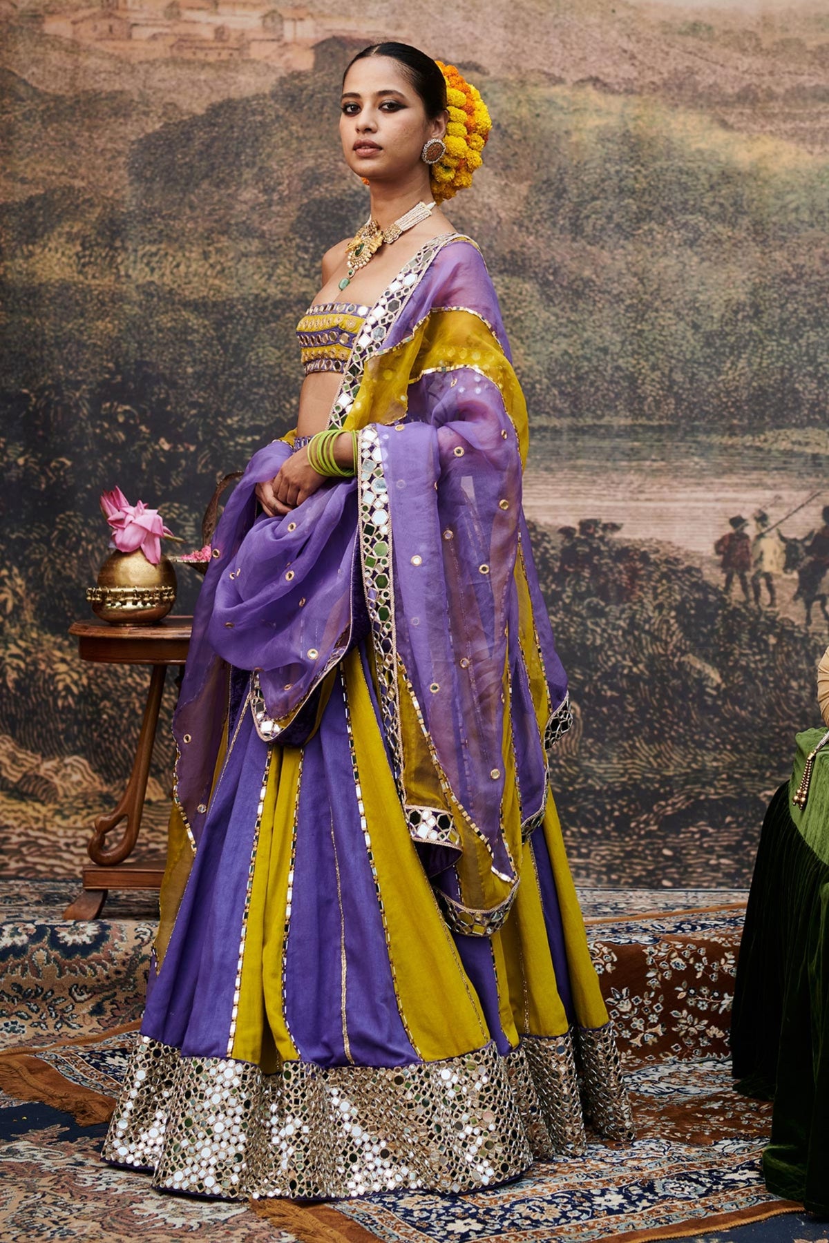 Hari Varn Lehenga Set