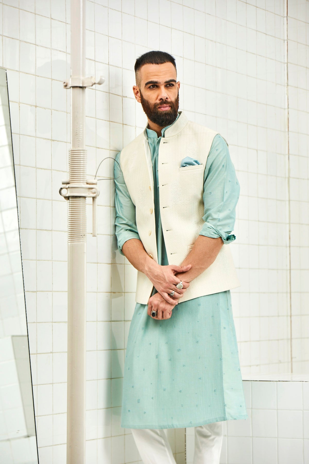 Sangarh  Embroidered Nehru Jacket