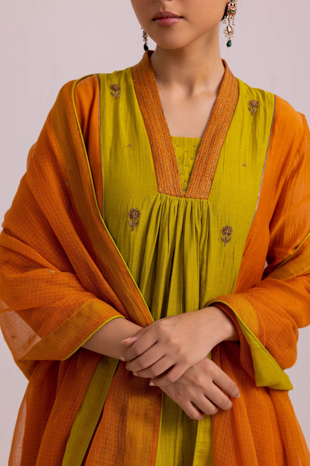 Megha Green Kurta Set