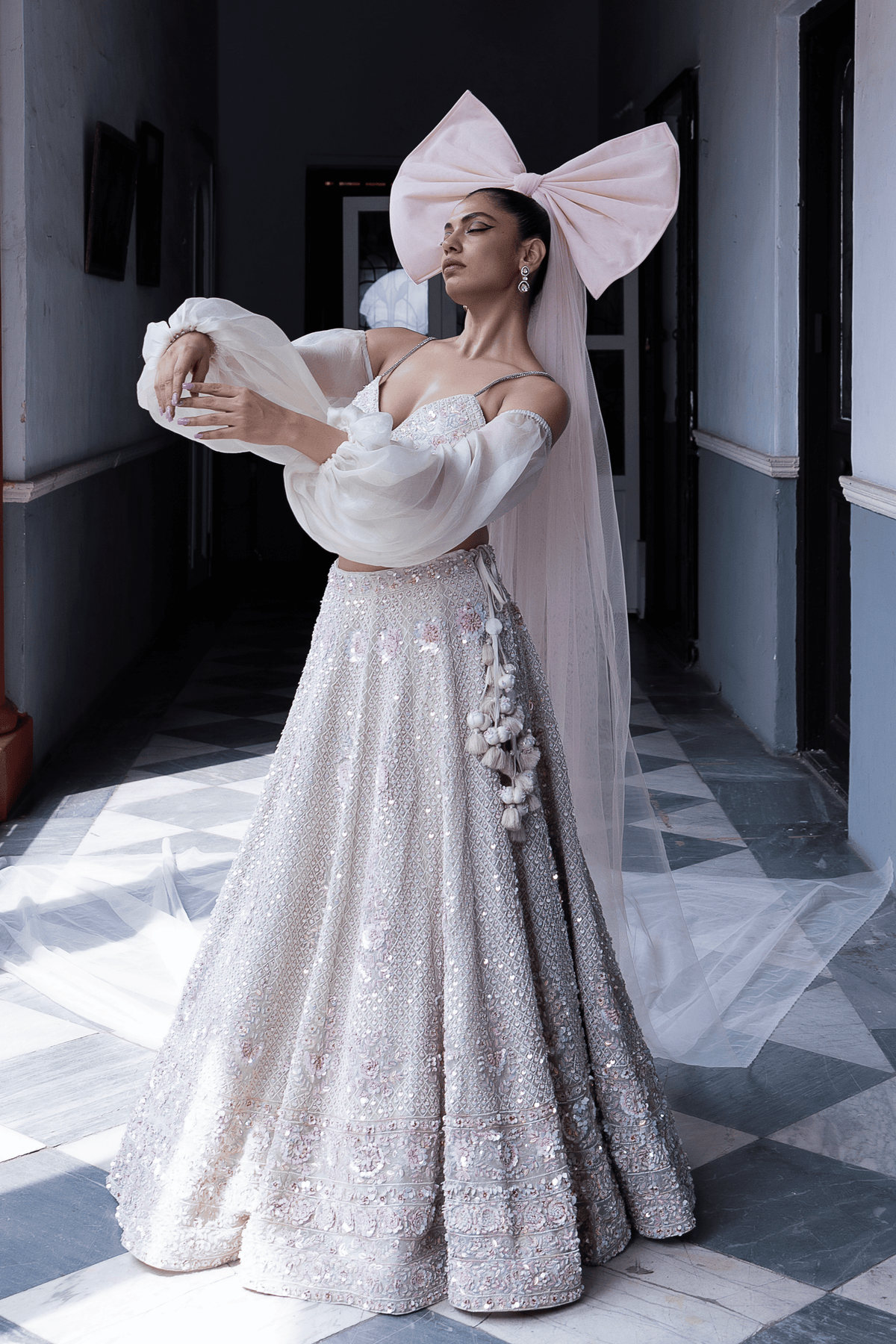 Soft Blush Bridal Lehenga