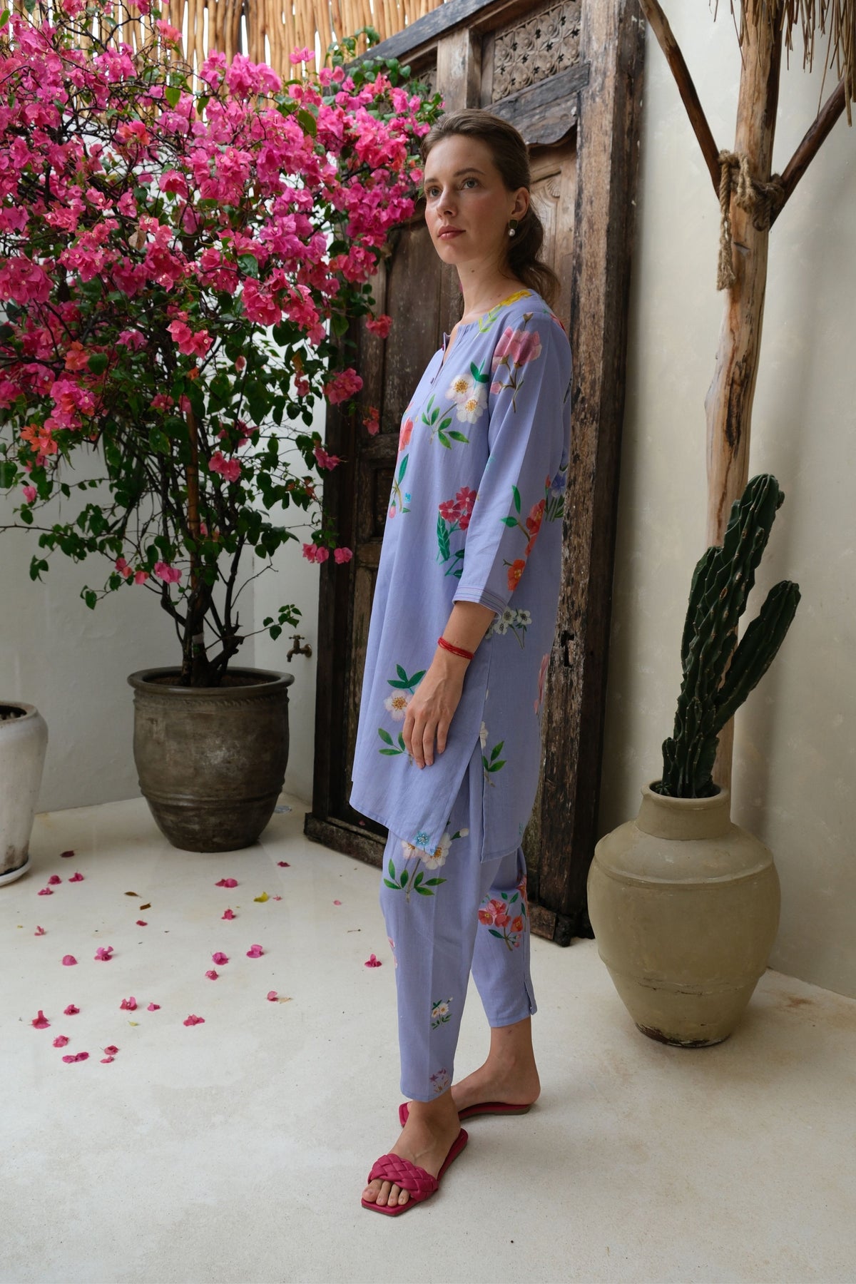 Amelia Periwinkle Short Kurta Set