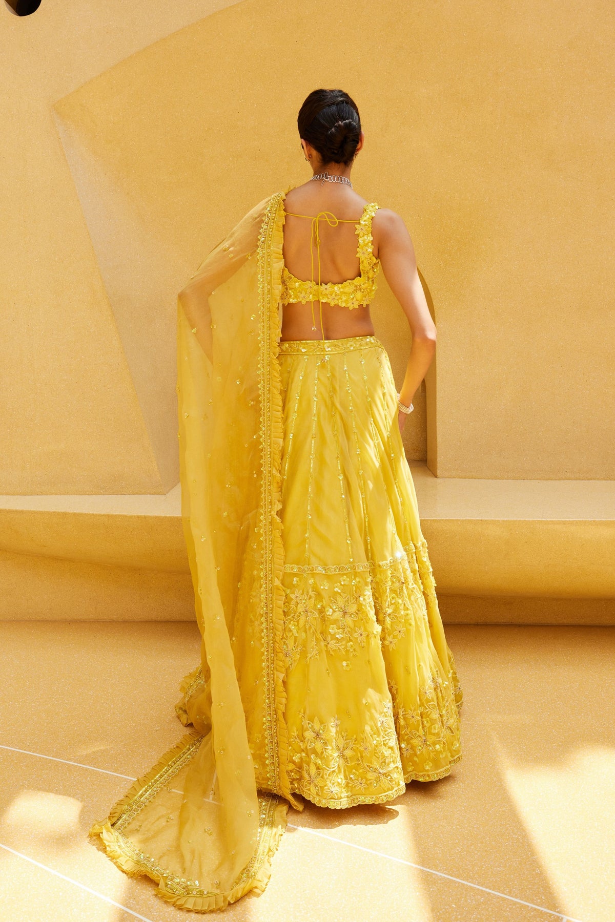 Yellow Lehenga Set