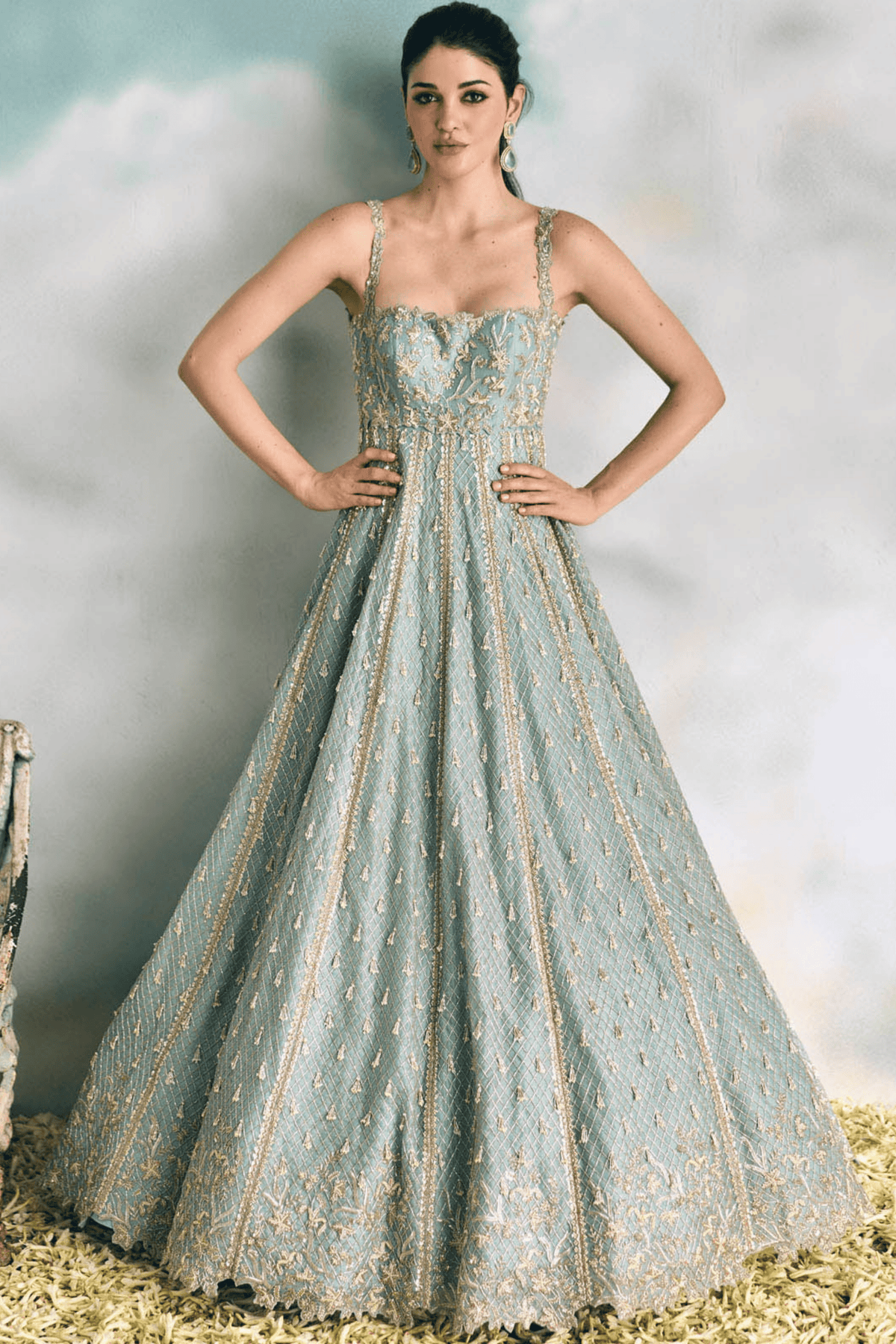 Powder Blue Hustle Gown