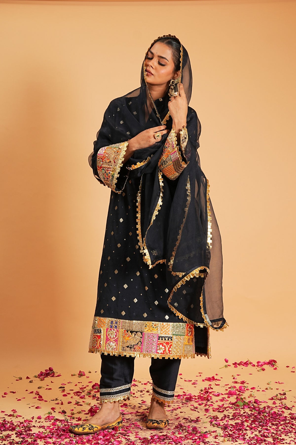 Navy Kurta Set