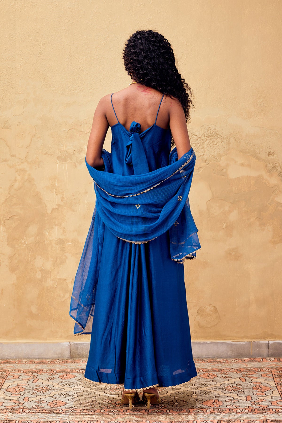 Morni Dupatta in Blue