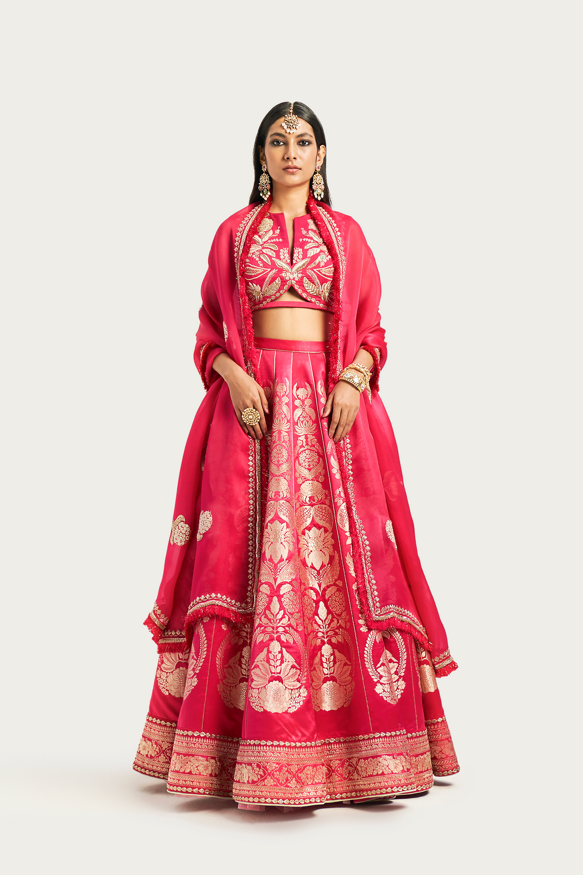 Zooni ruby lehenga set