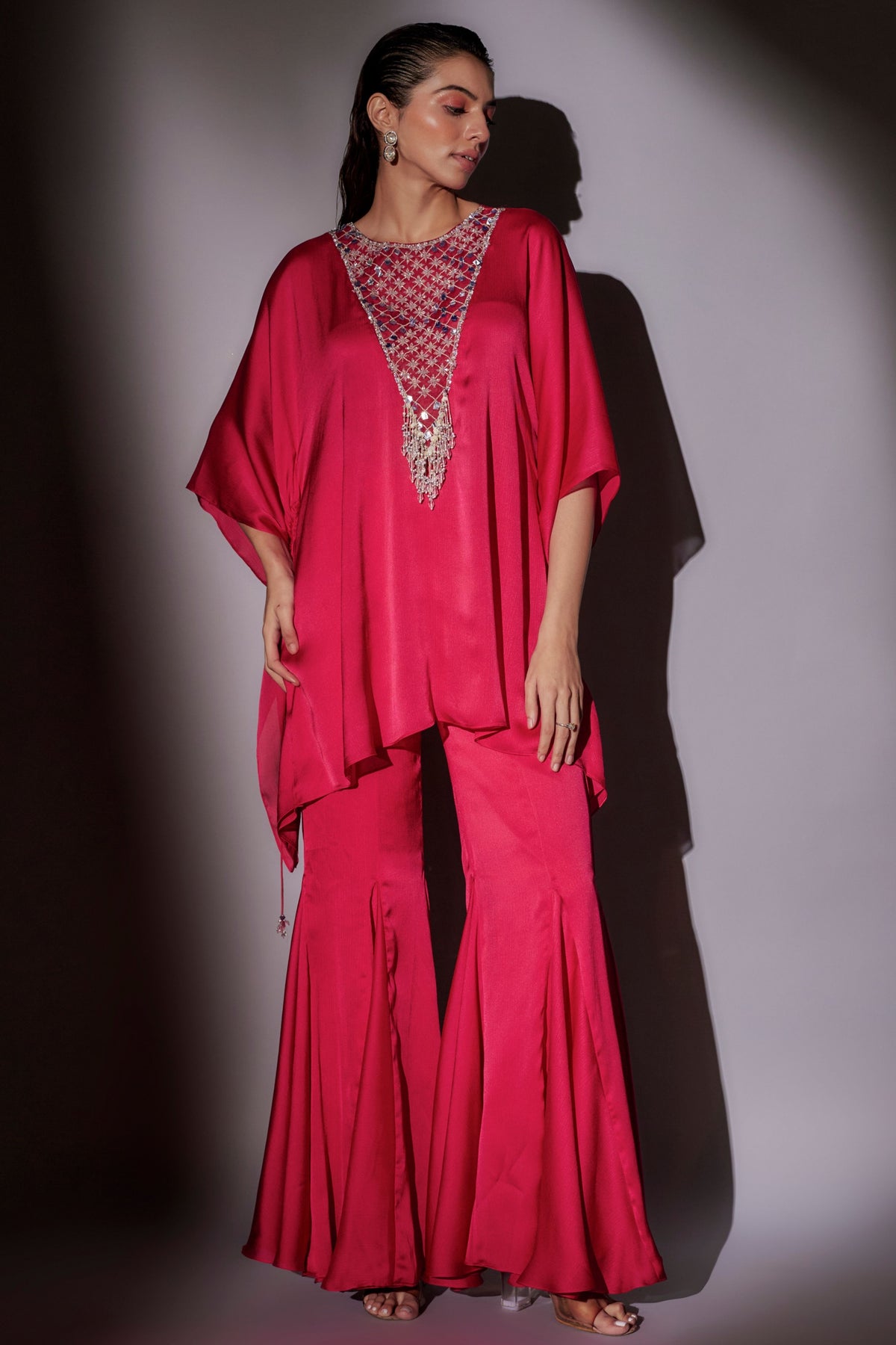 Rani Pink Kaftan Set