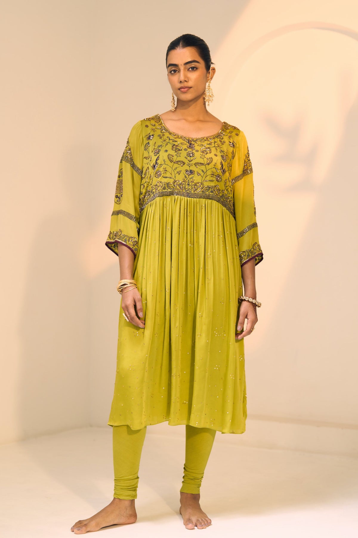 Green Lavanya Kurta Set