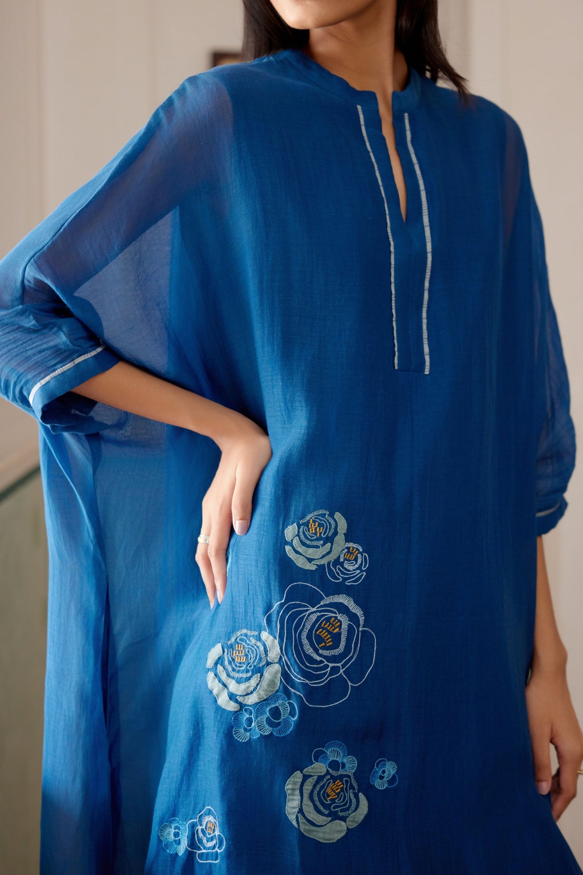 Sapphire Applique Tunic Set